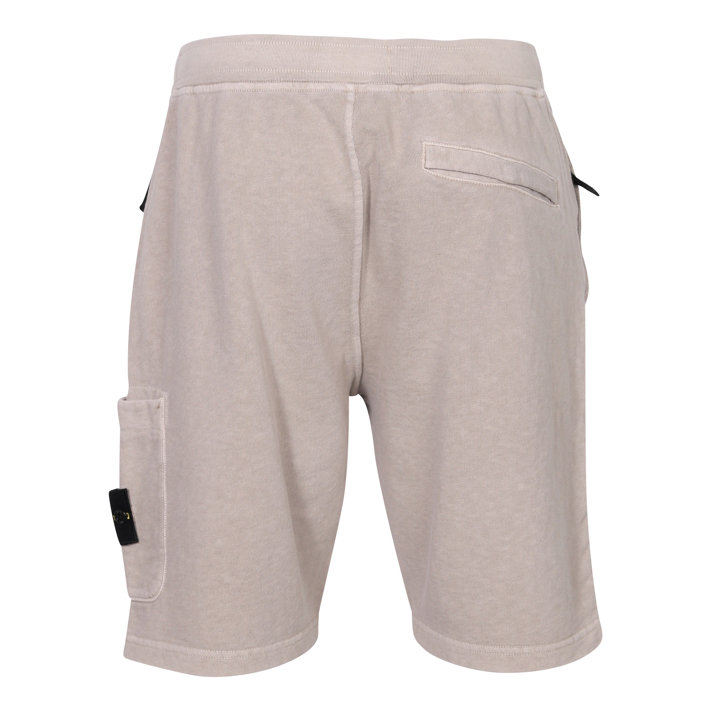 STONE ISLAND Light Sweat Short in Washed Dove Grey  L
