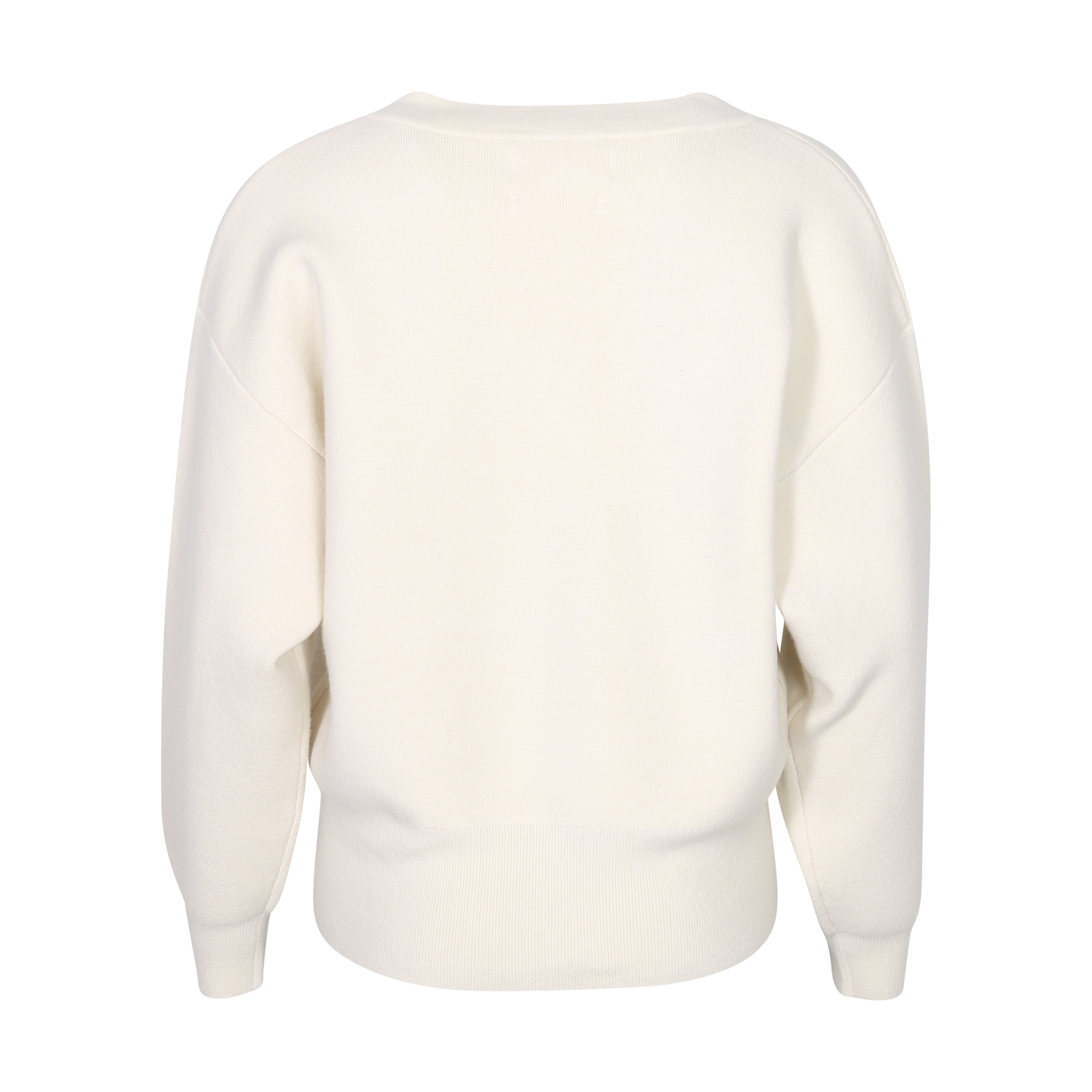 EXTREME CASHMERE Lana N°316 Heavy V-Neck Sweater in Cream