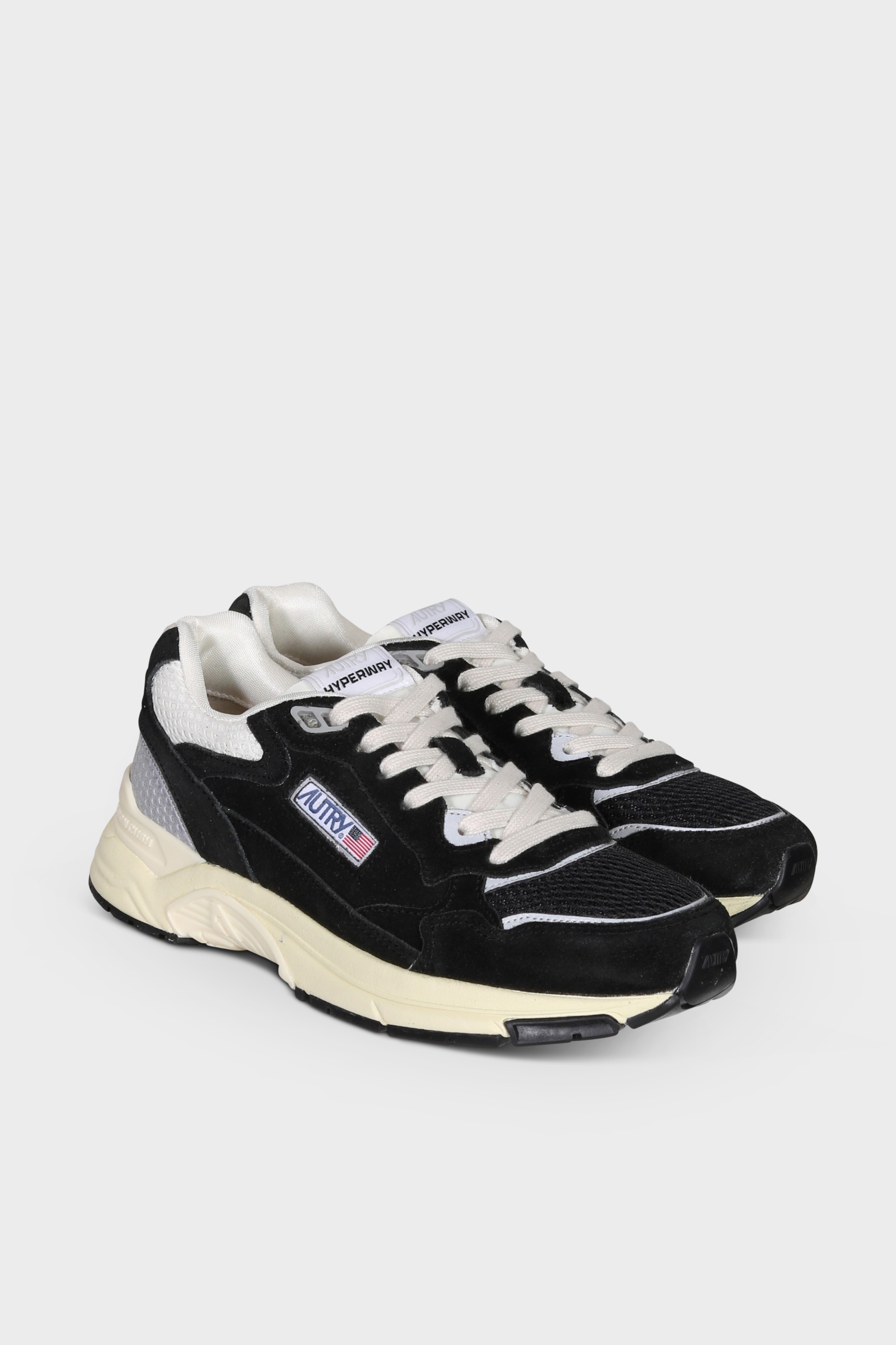 AUTRY ACTION SHOES Hyperway in Suede/Mesh/Black/Silver