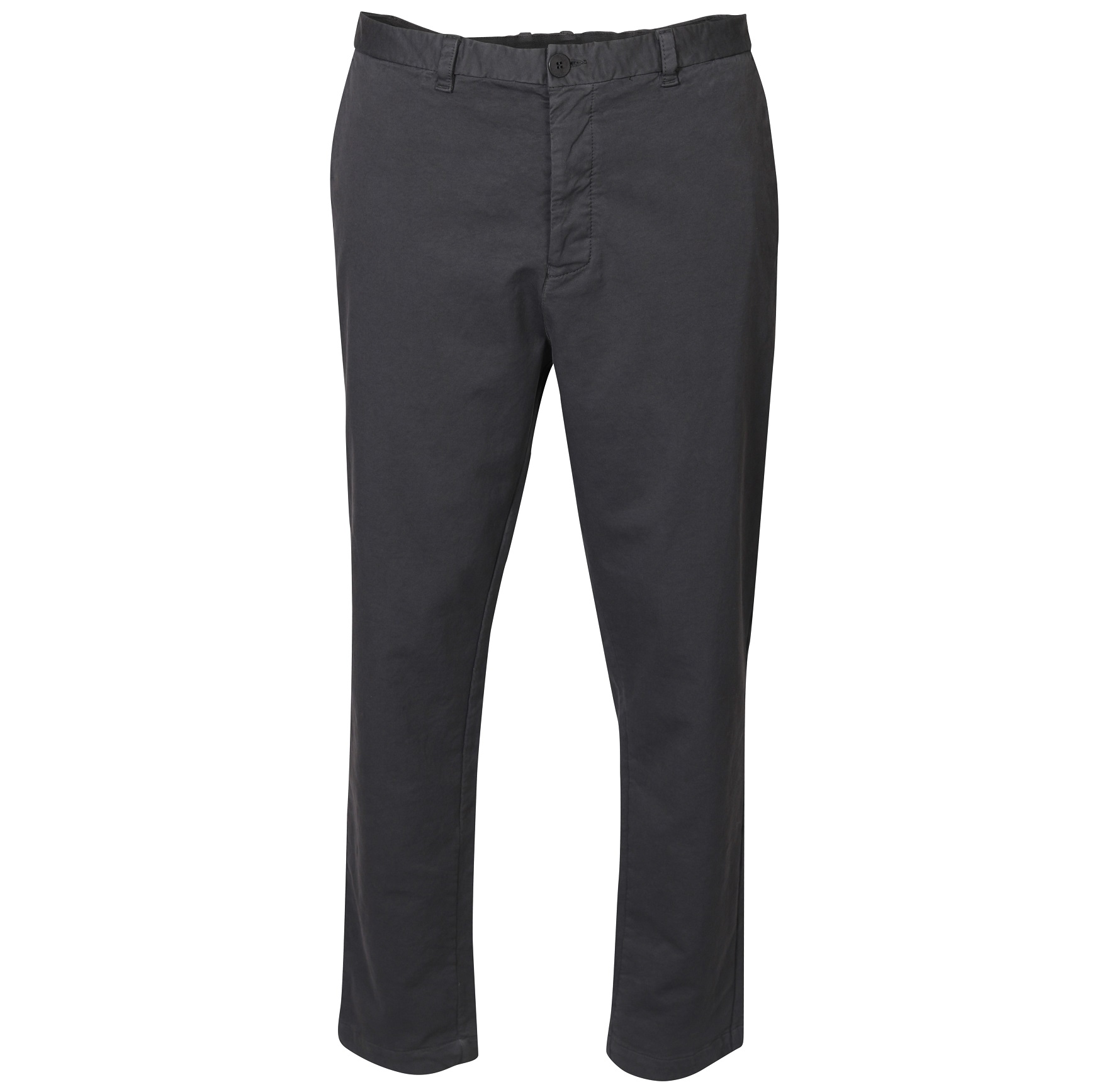 TRANSIT UOMO Cotton Stretch Pant in Dark Grey