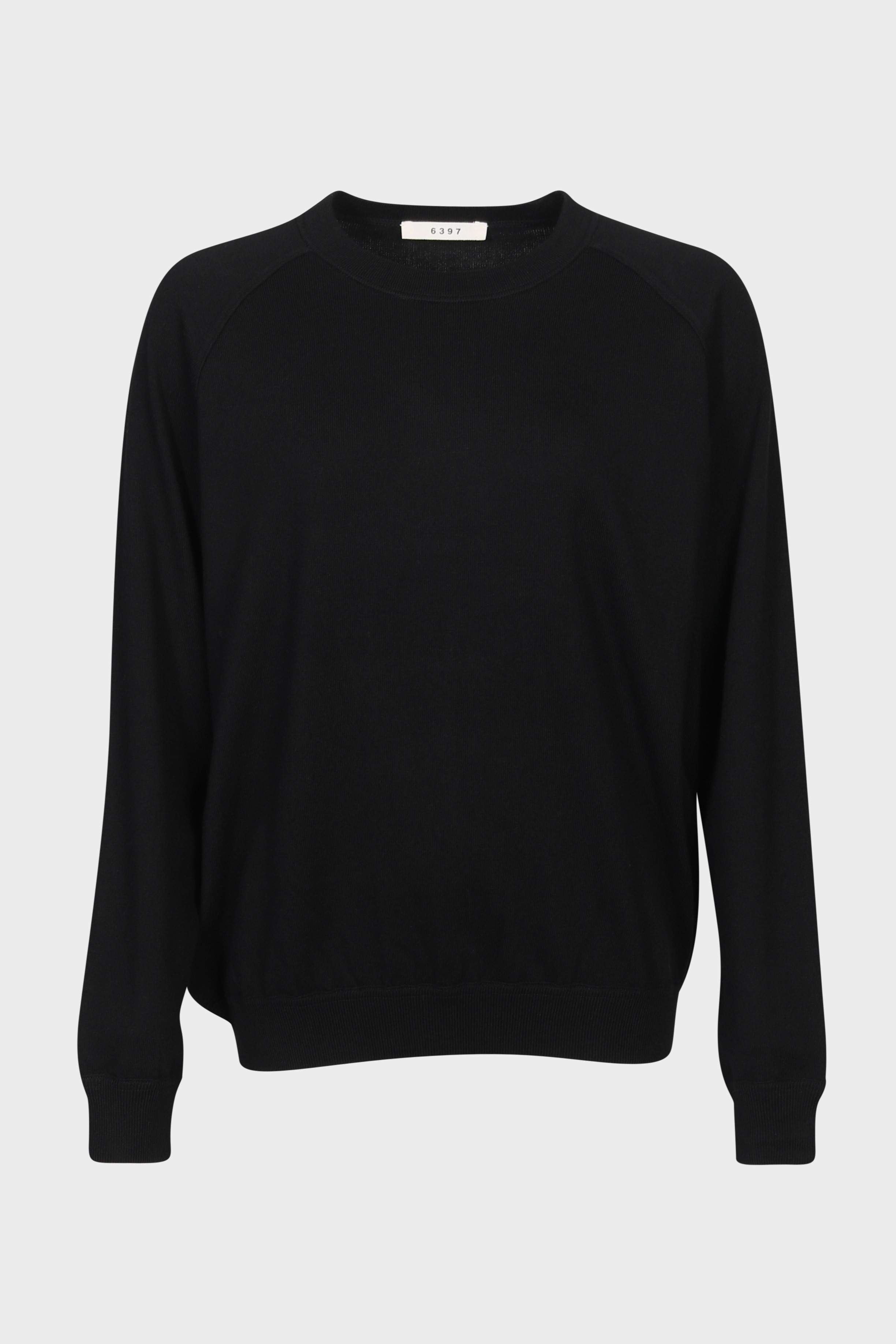 6397 Knit Pullover in Black