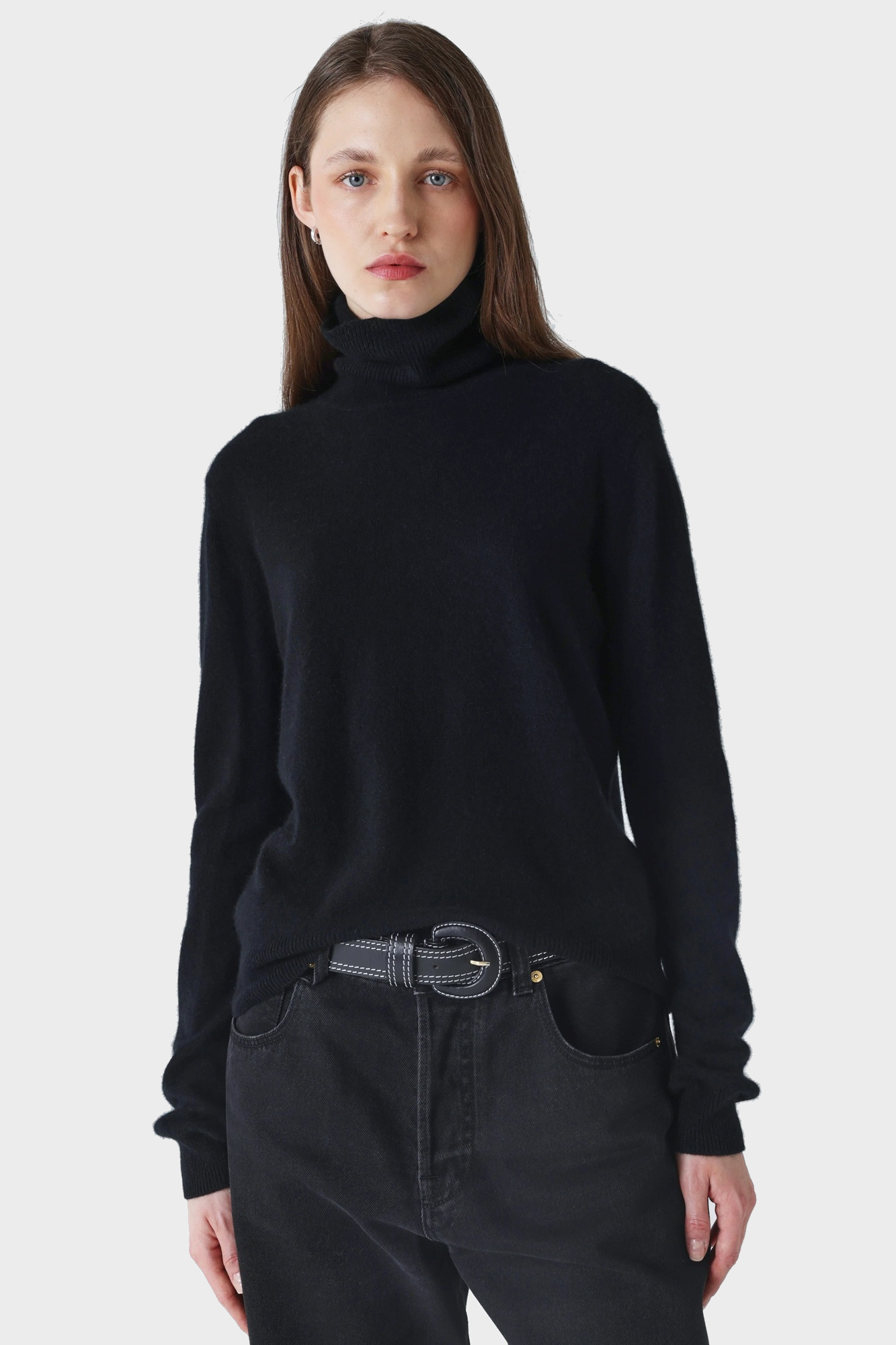ABSOLUT CASHMERE Turtleneck Sweater in Black