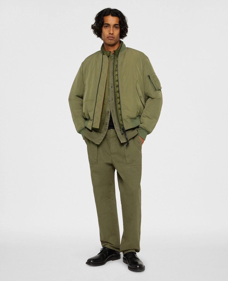 ASPESI Bomberjacket Jacket in Olive