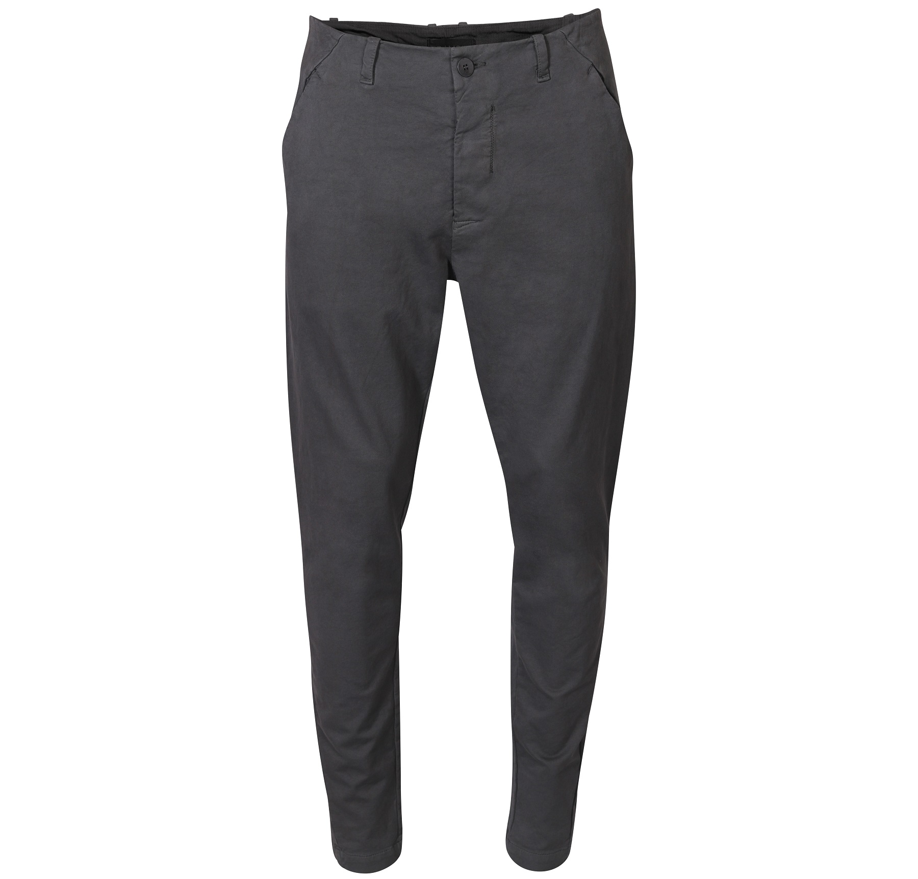 TRANSIT UOMO Cotton Stretch Pant in Dark Grey