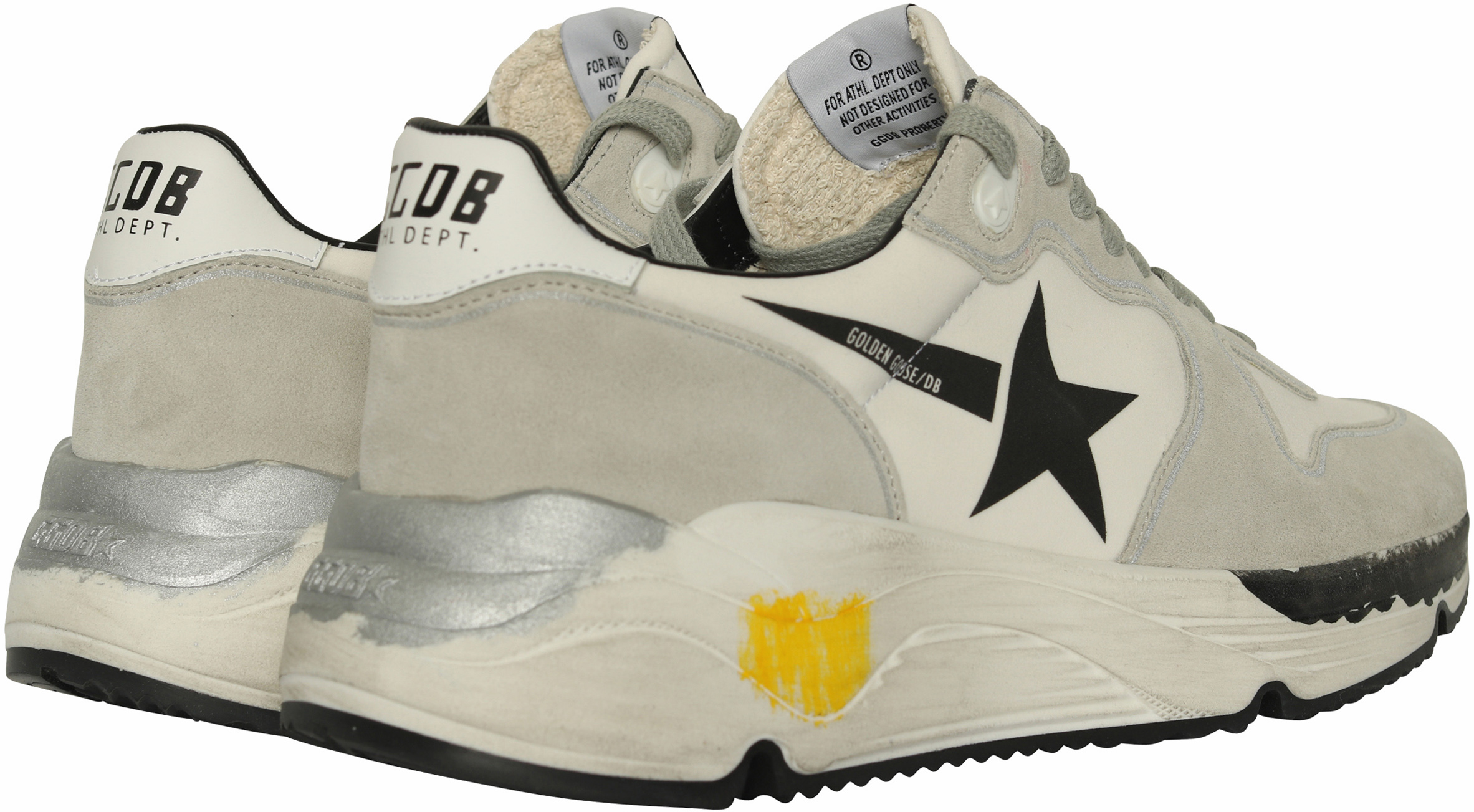 Golden Goose Sneaker Running White Lycra