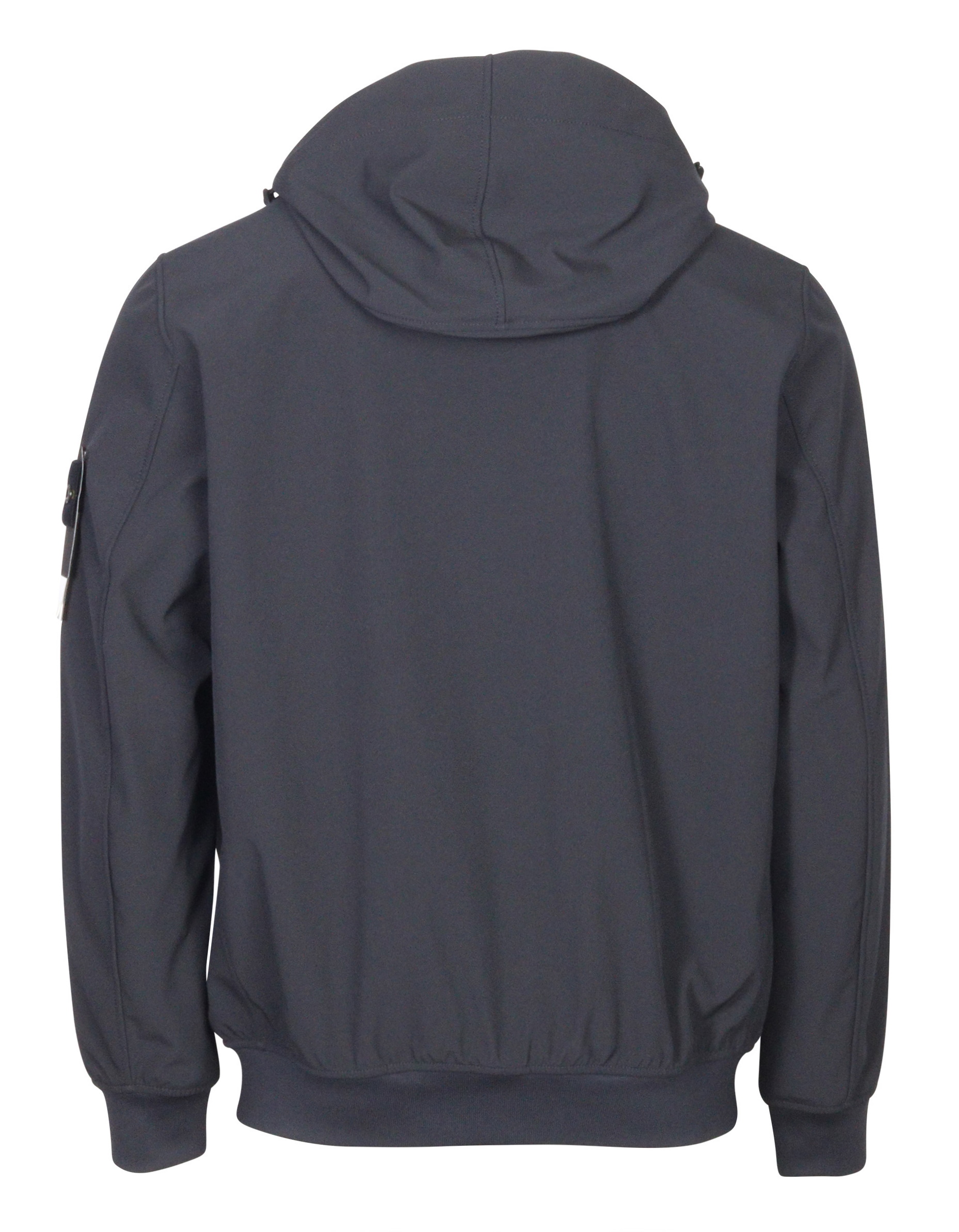 Stone Island Hooded Light Soft Shell Jacket Navy E-Dye Technologie