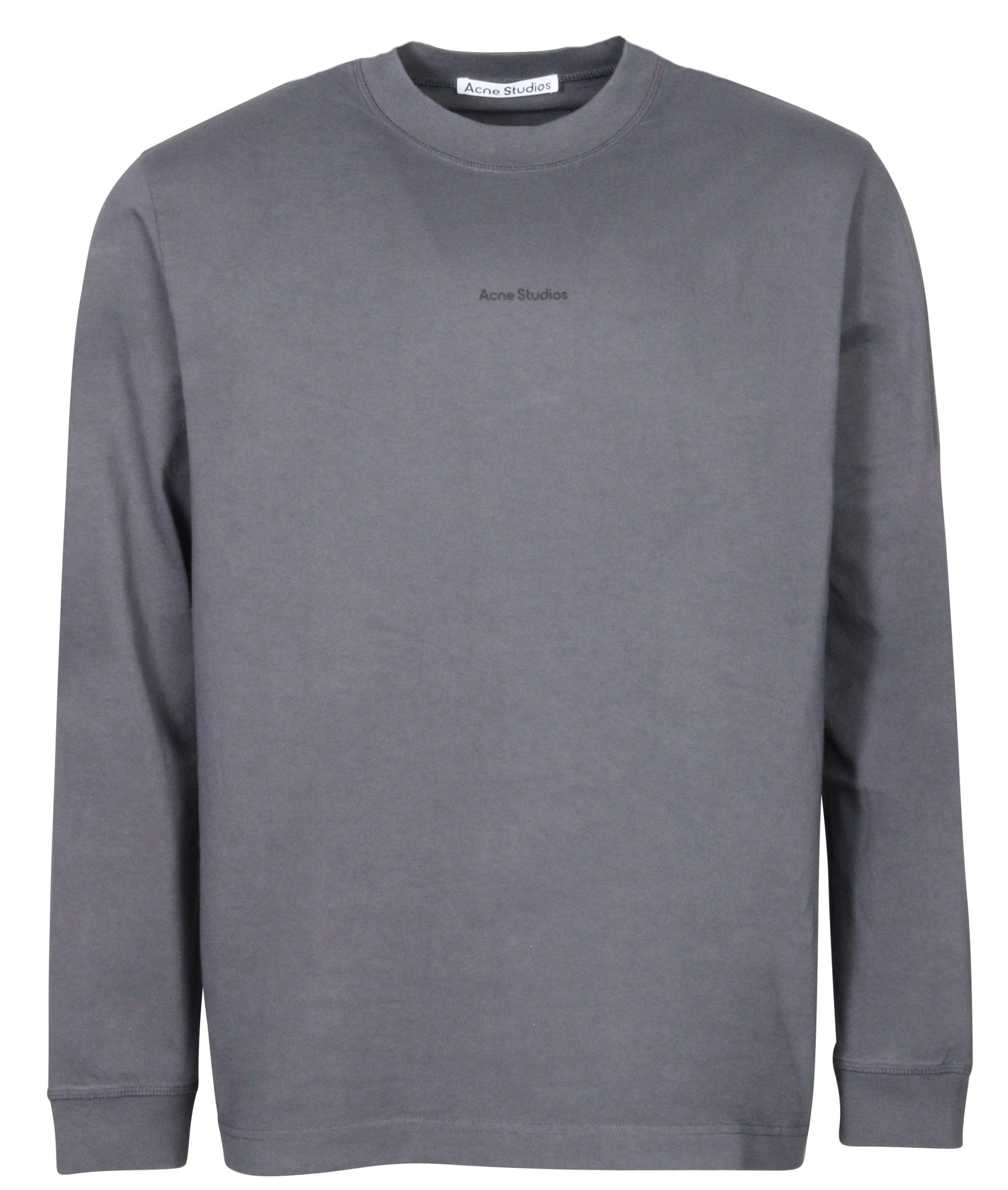 Acne Studios Sweatshirt Erwin Stamp Slate Grey L
