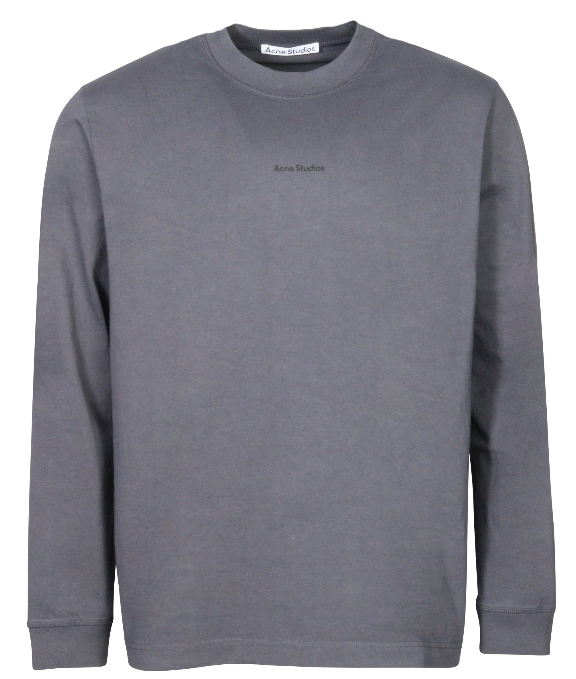 Acne Studios Sweatshirt Erwin Stamp Slate Grey XXL