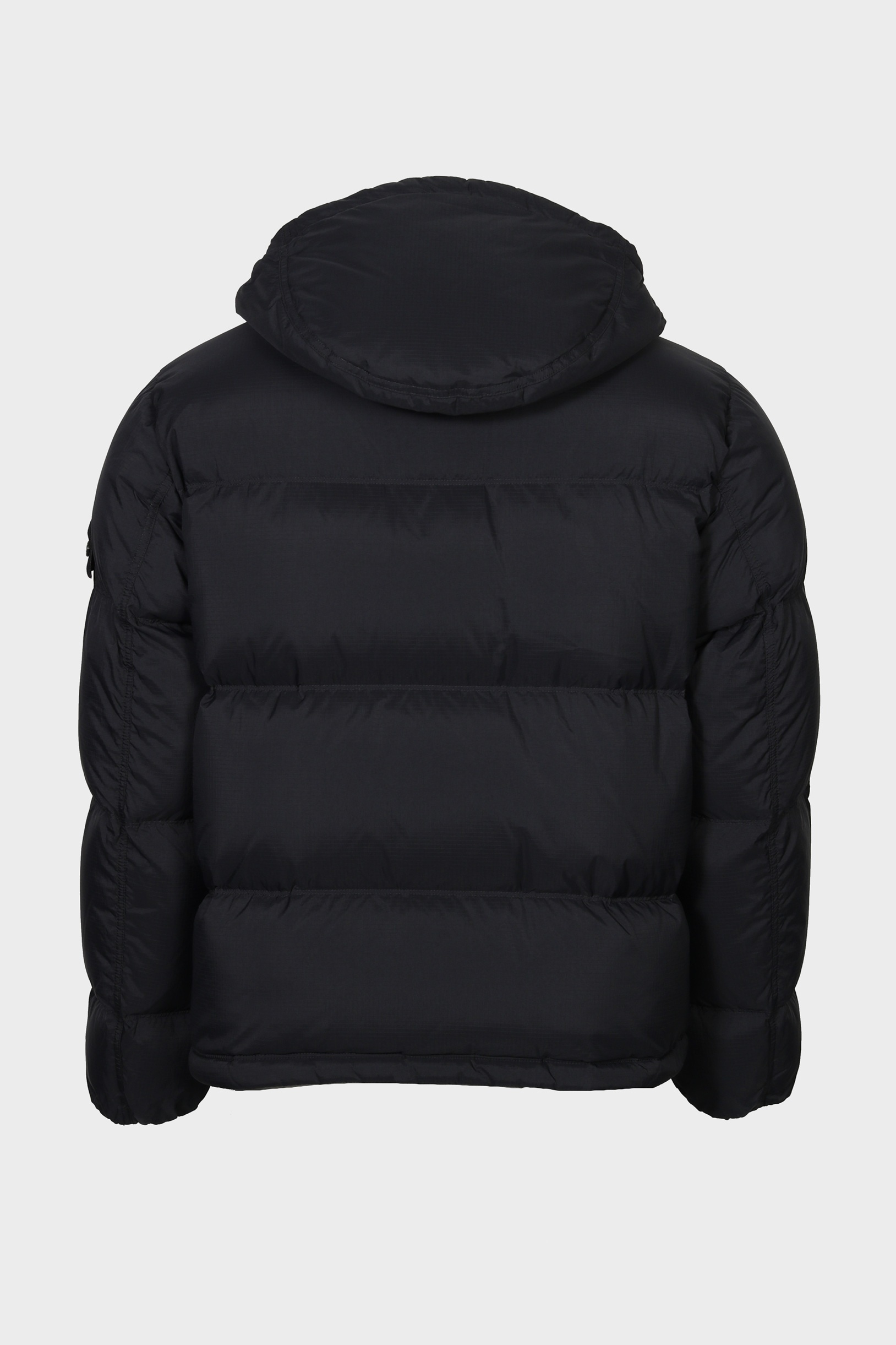 STONE ISLAND Matt Ripstop Cordura® Hooded Down Jacket in Black