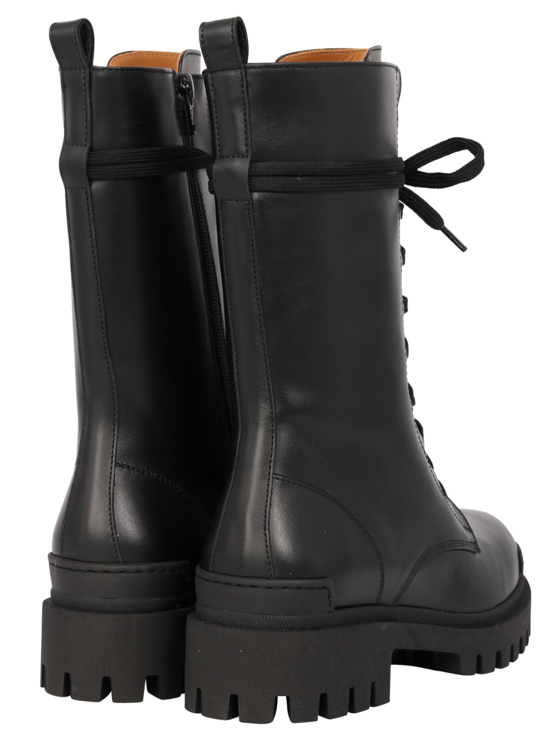 Ennequadro Combat Boots Black