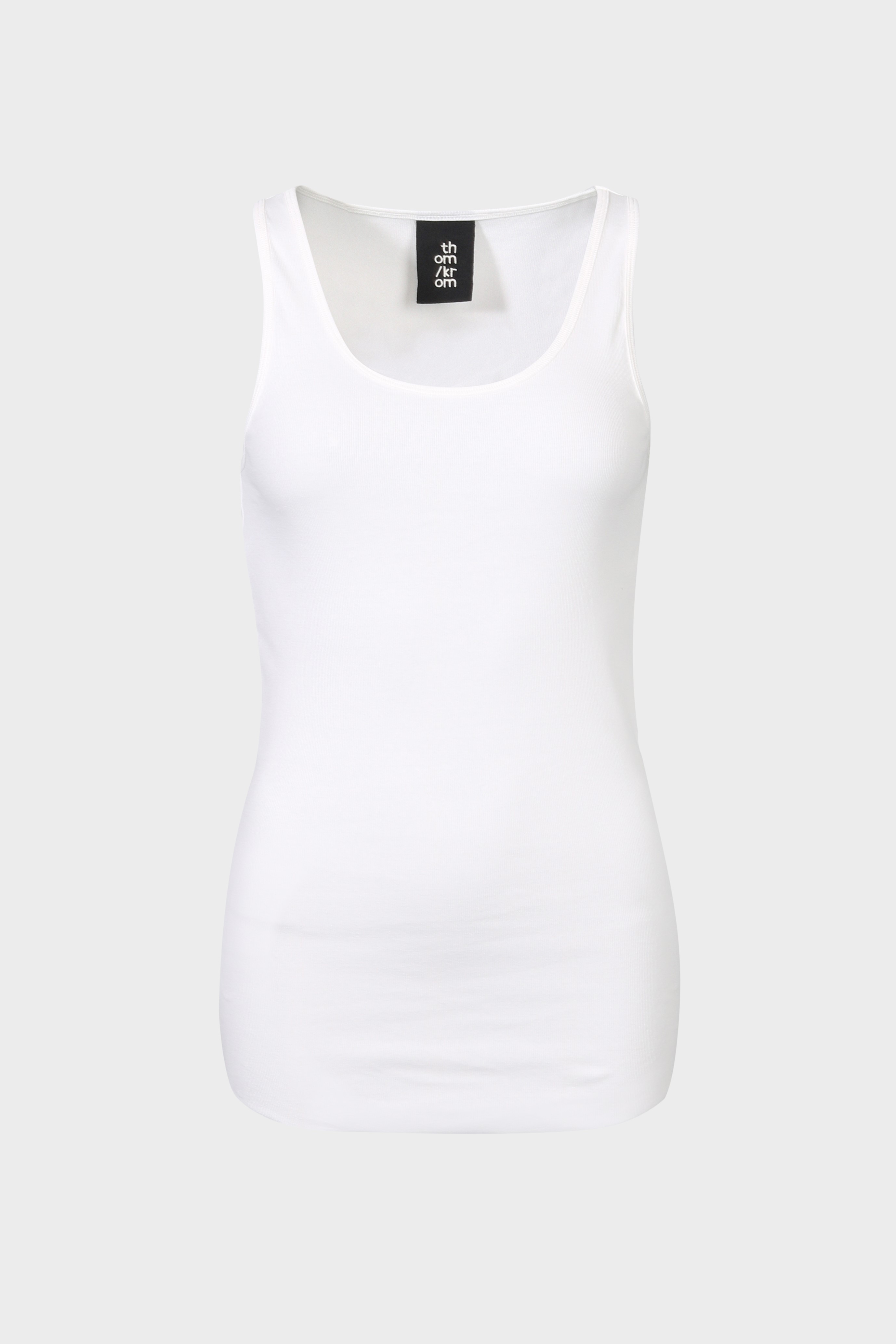 THOM KROM Tank Top in Off White
