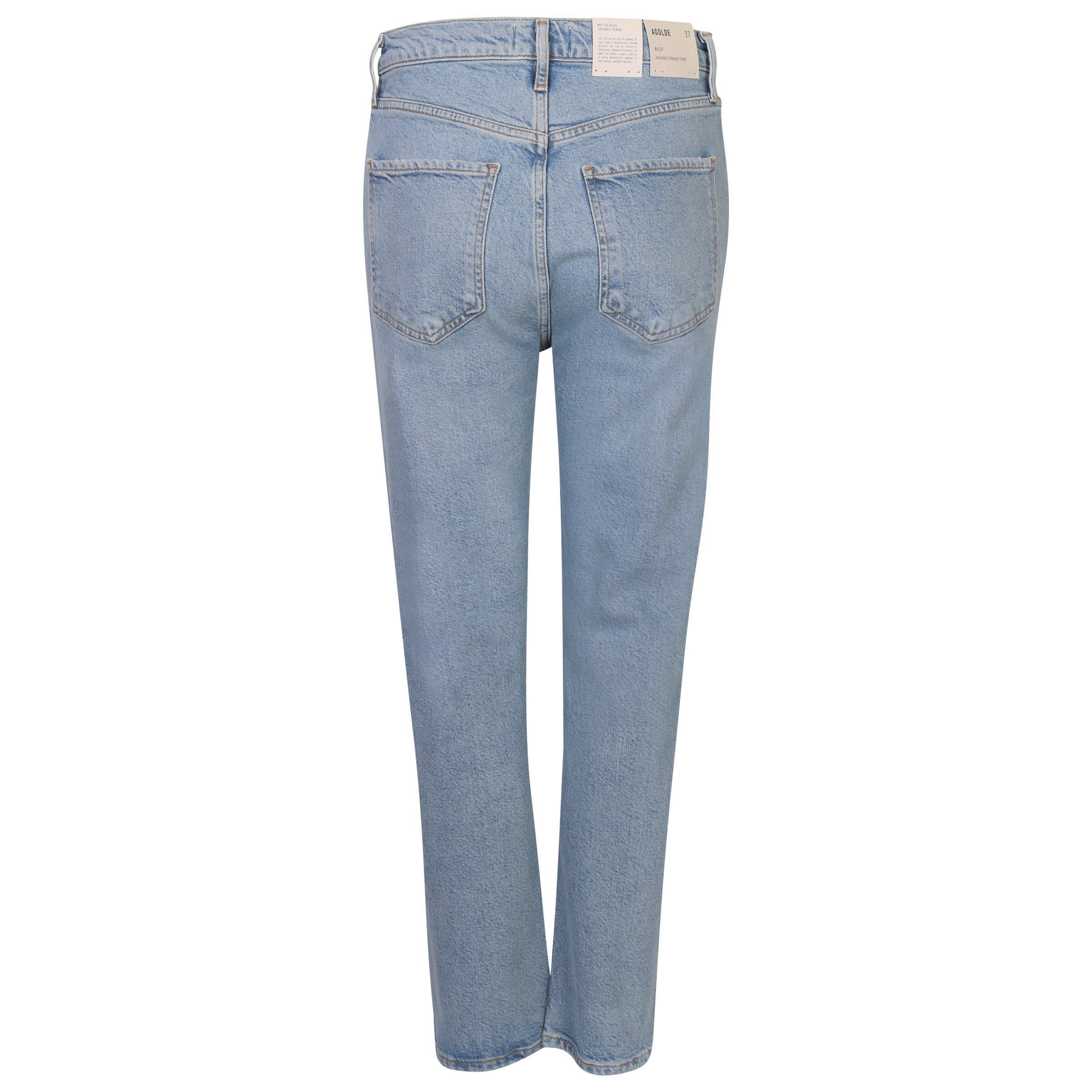 Agolde Jeans Riley in Light Blue Wash Shiver