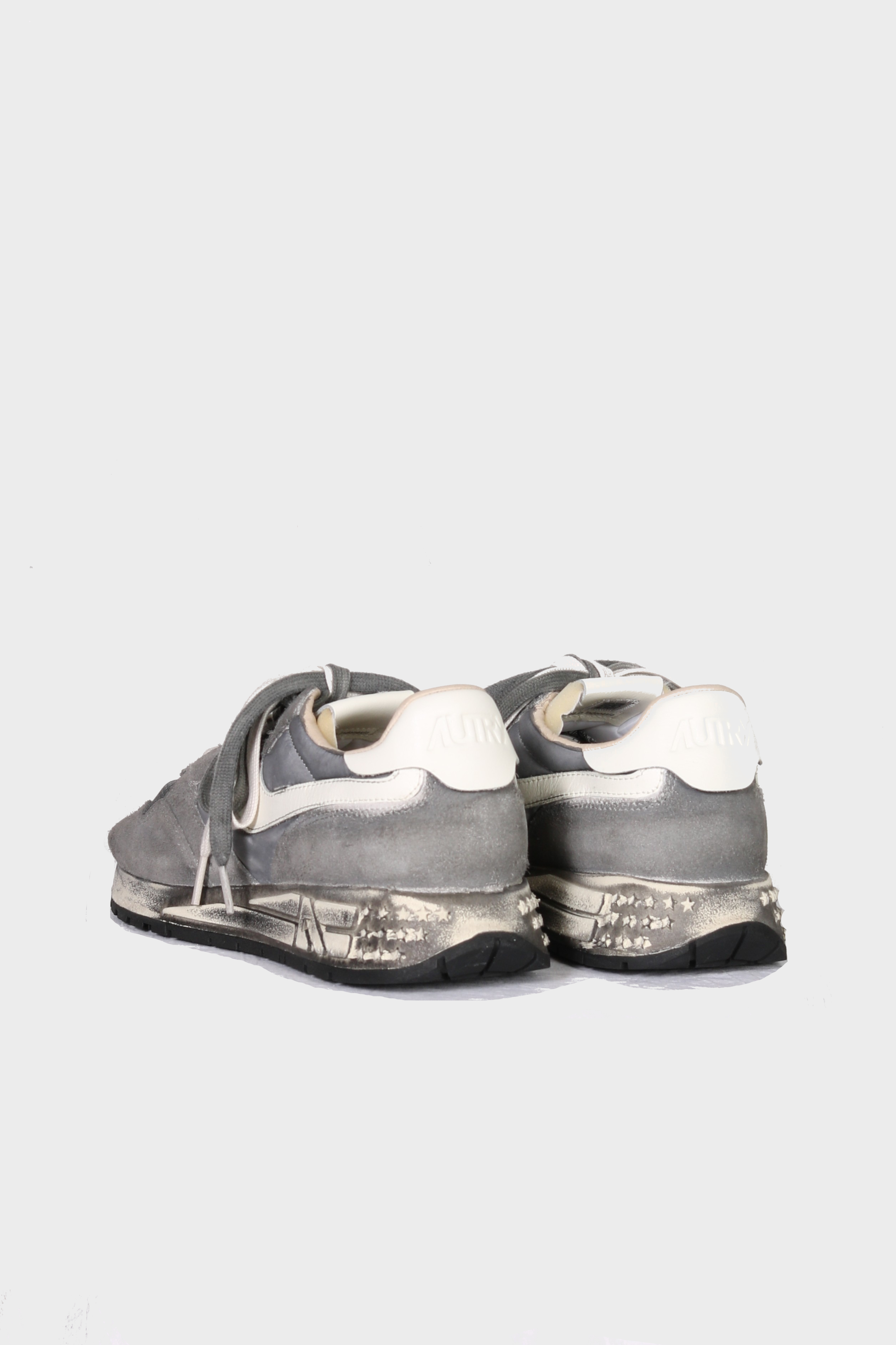 AUTRY ACTION SHOES Reelwind Super Vintage Low Sneaker in Dark Grey