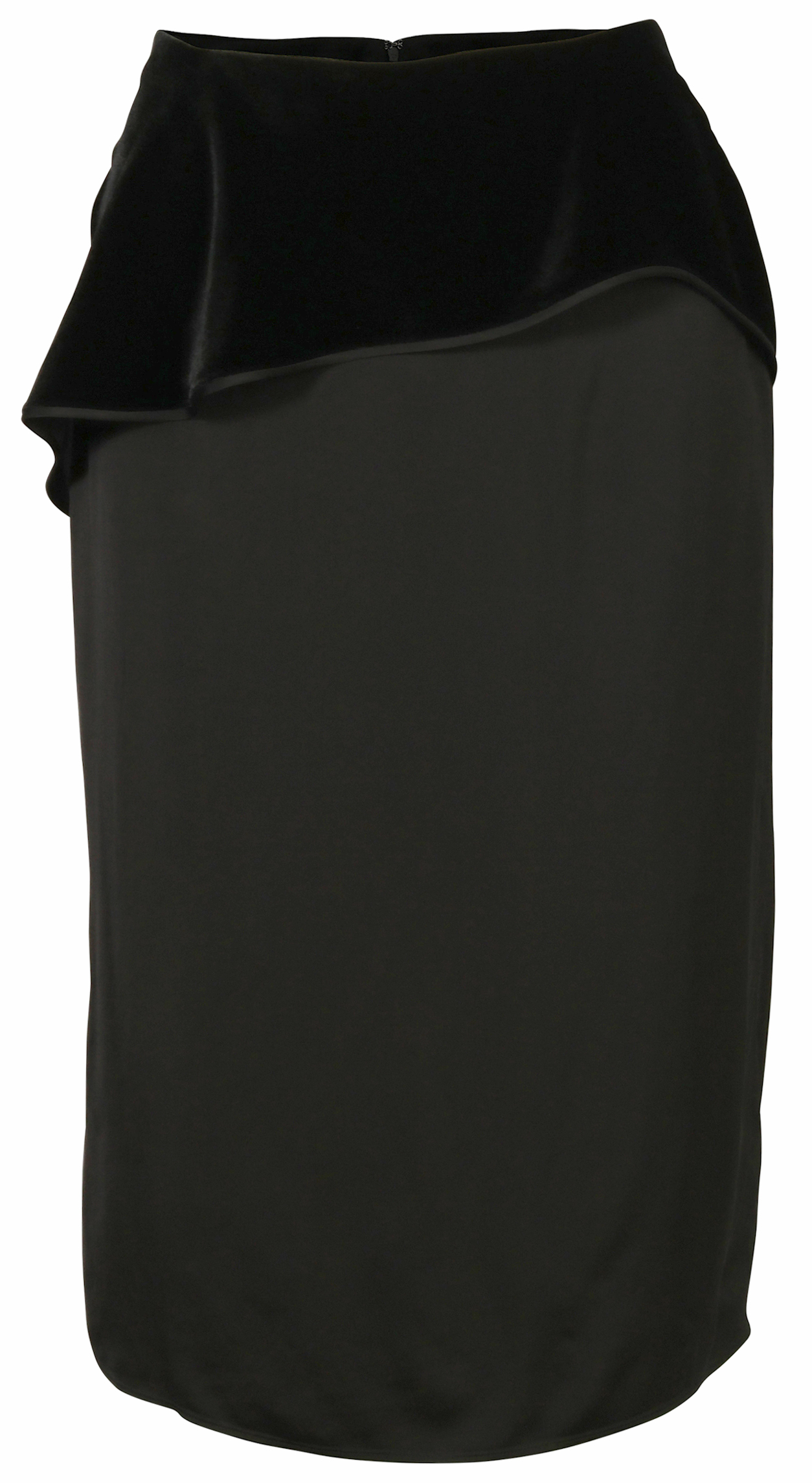 Helmut Lang Velvet Skirt Black