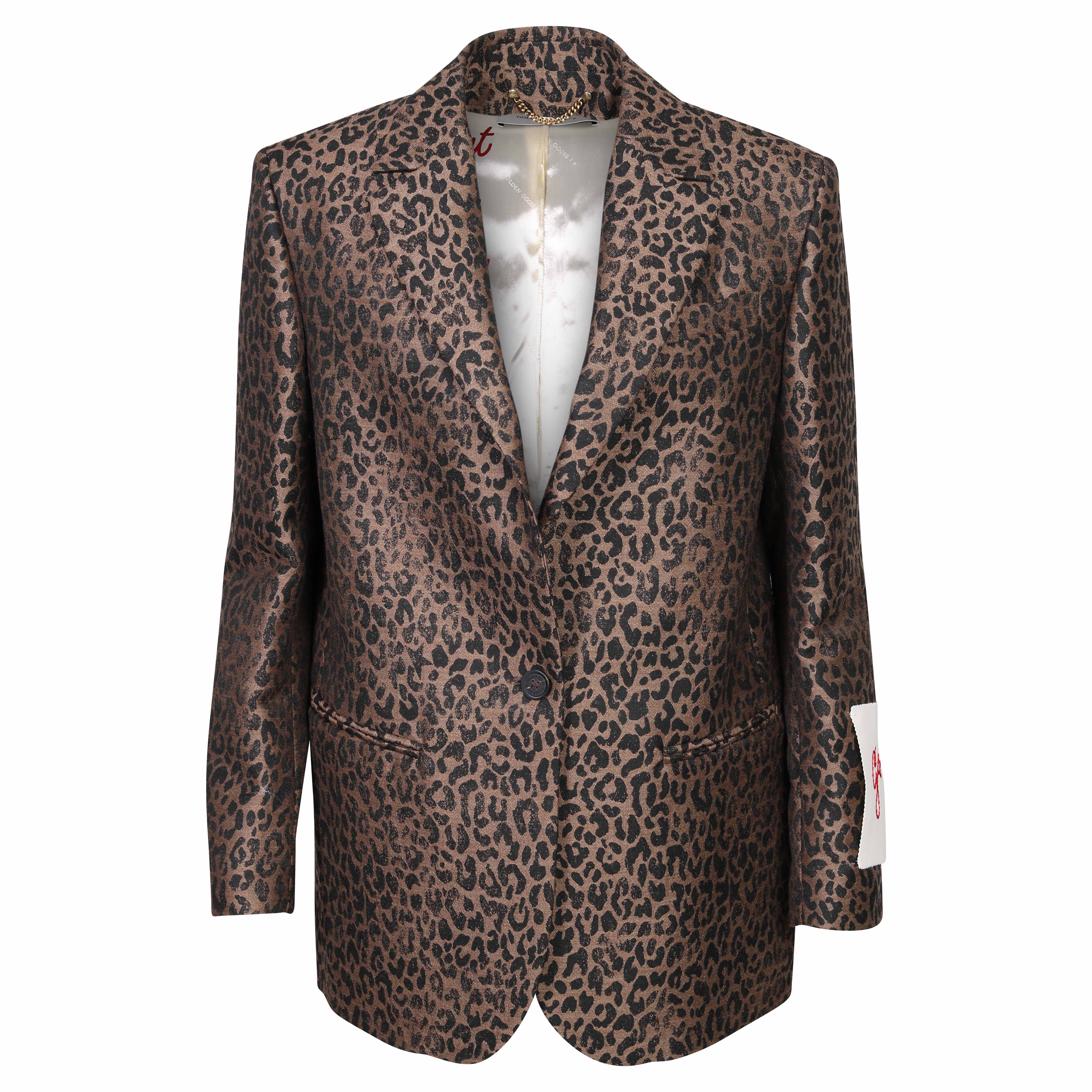 Golden Goose Blazer Bova Tom Boy in New Bison/Black