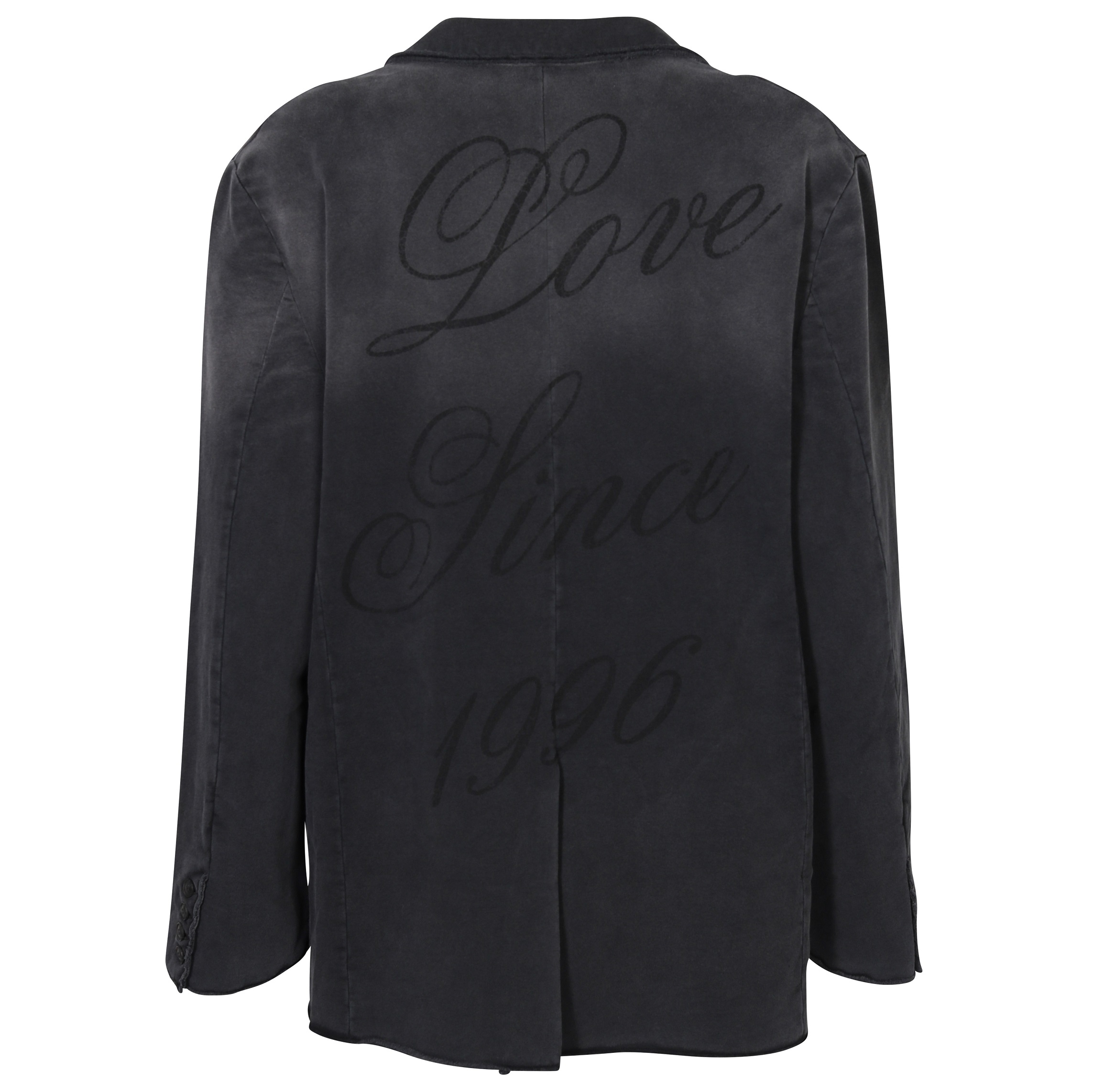 ACNE STUDIOS Oversize Sweat Blazer Back Printed 34