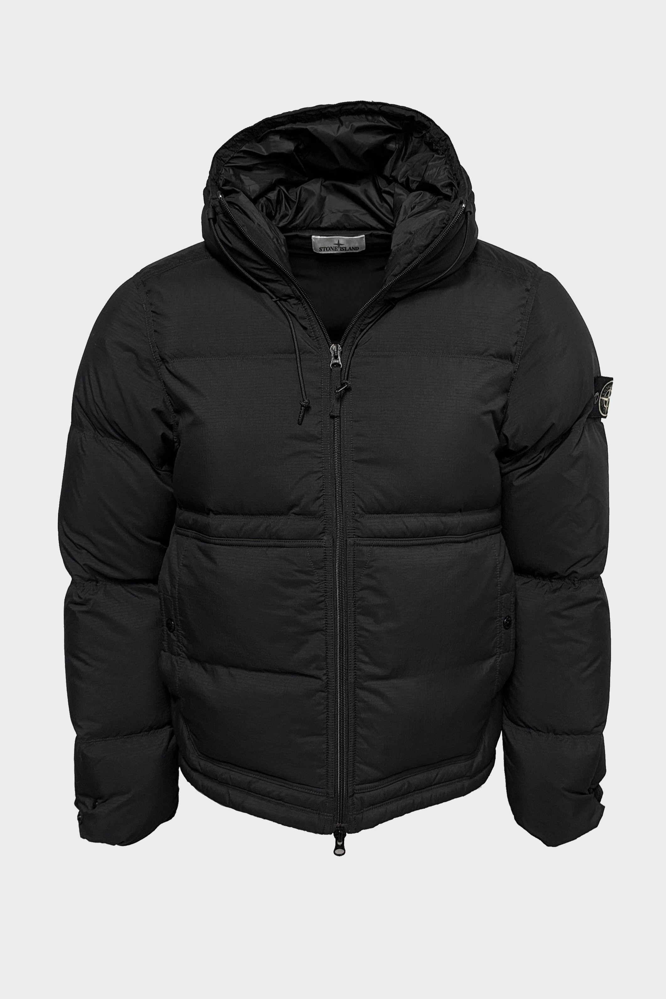 STONE ISLAND Matt Ripstop Cordura® Down Jacket in Black