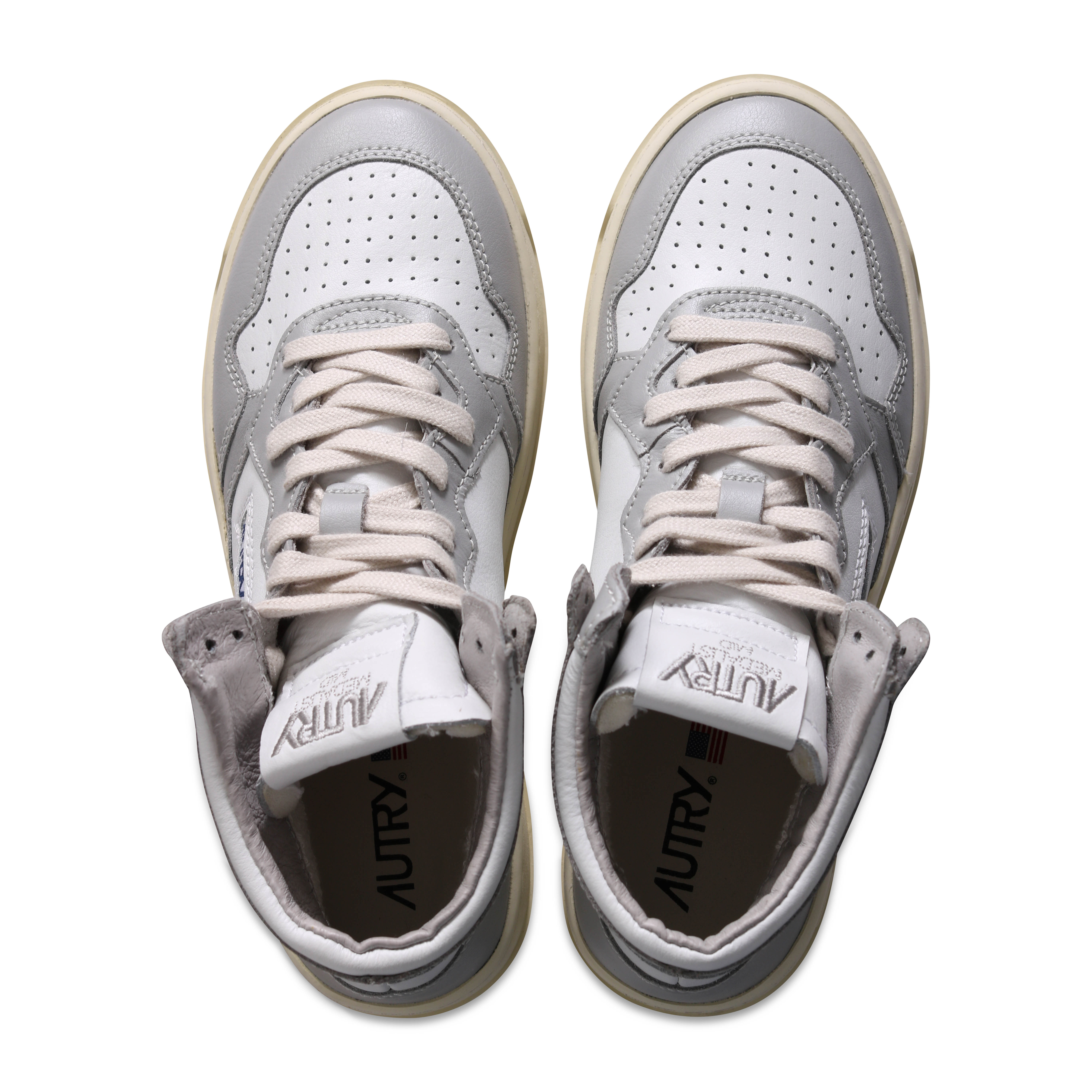 Autry Action Shoes Mid Sneaker White/Grey