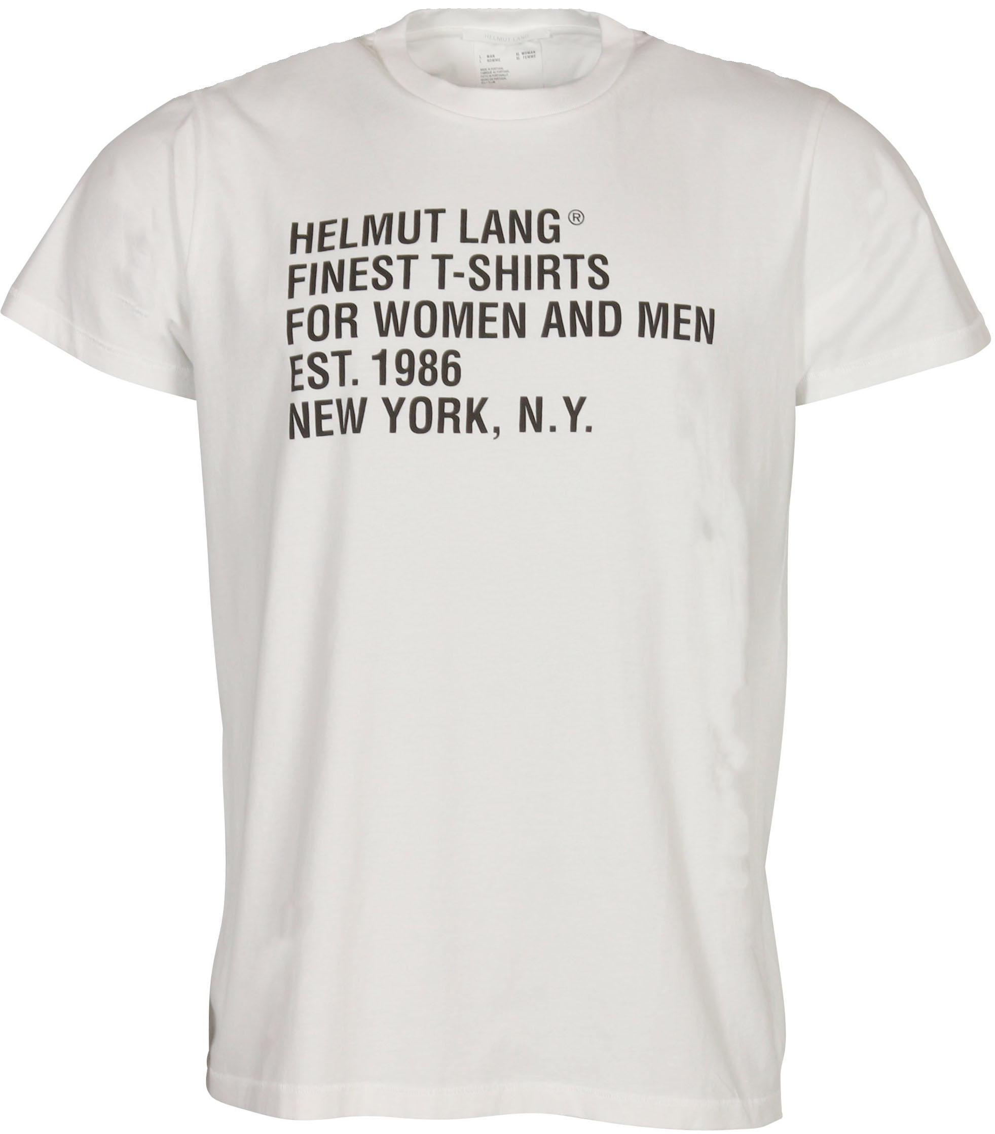 Helmut Lang T-Shirt White Printed