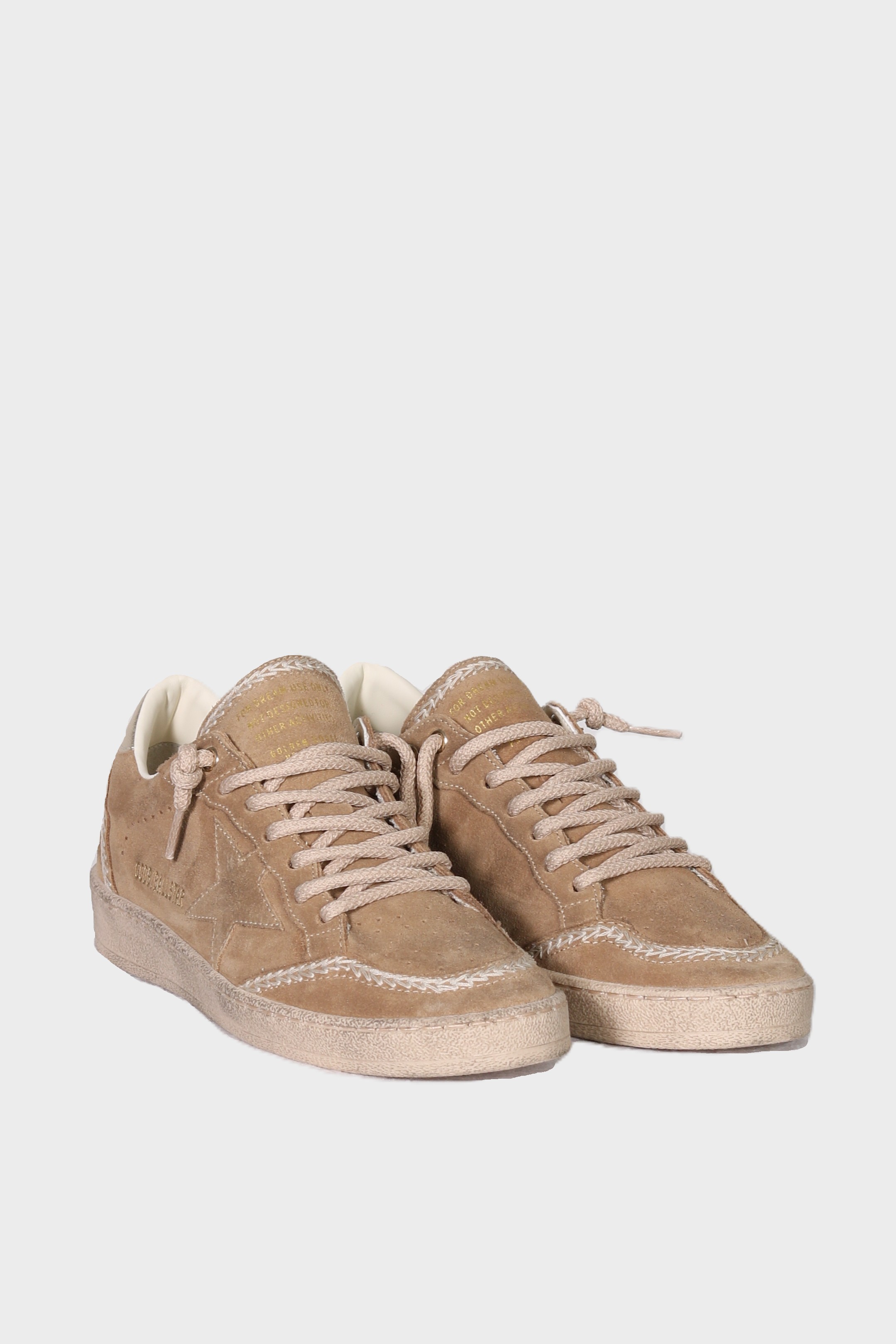 GOLDEN GOOSE Ballstar Tobacco Gold