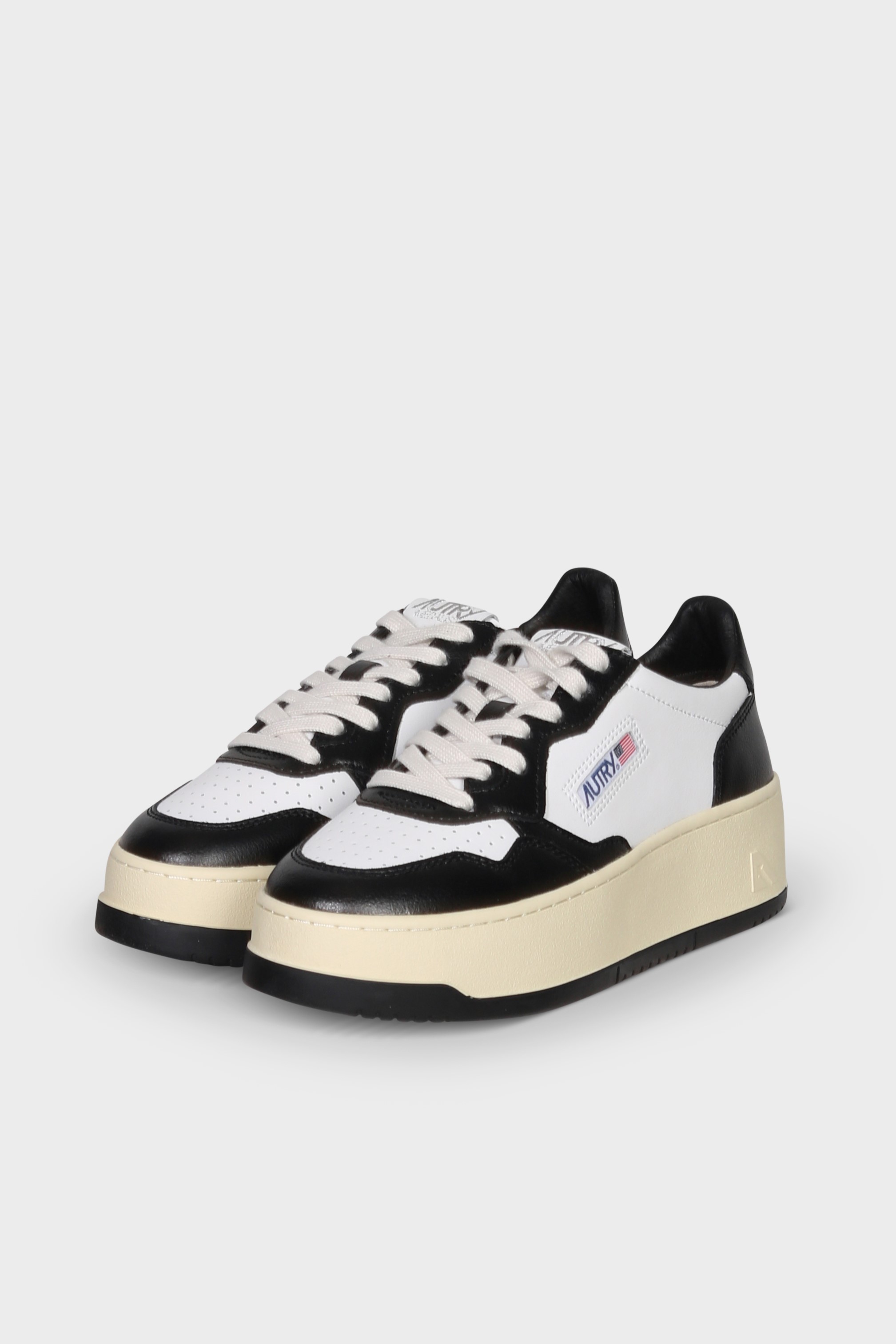 AUTRY ACTION SHOES Low Platform Sneaker White/Black 41