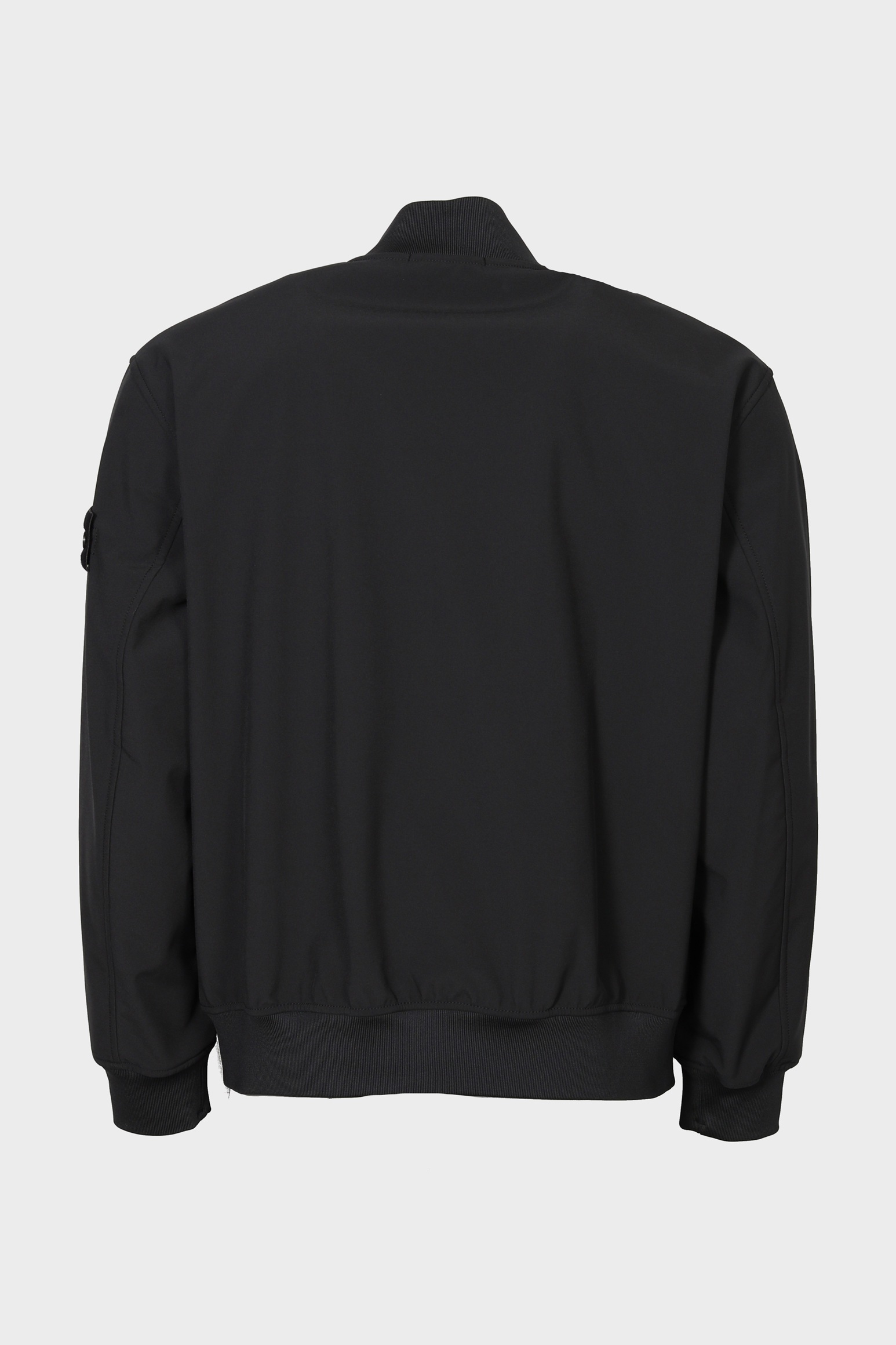 STONE ISLAND Soft Shell-R e.dye® Technology Bomber Jacket in Black