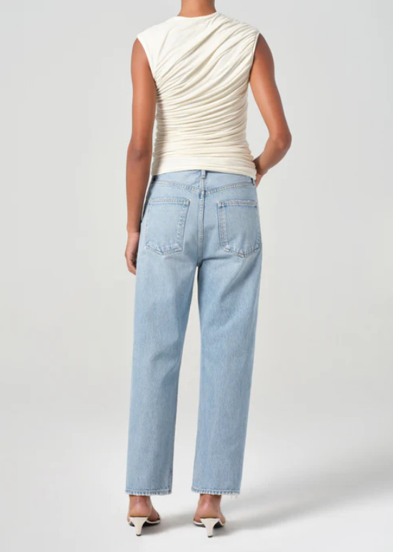 AGOLDE 90's Crop Jeans in Force Wash