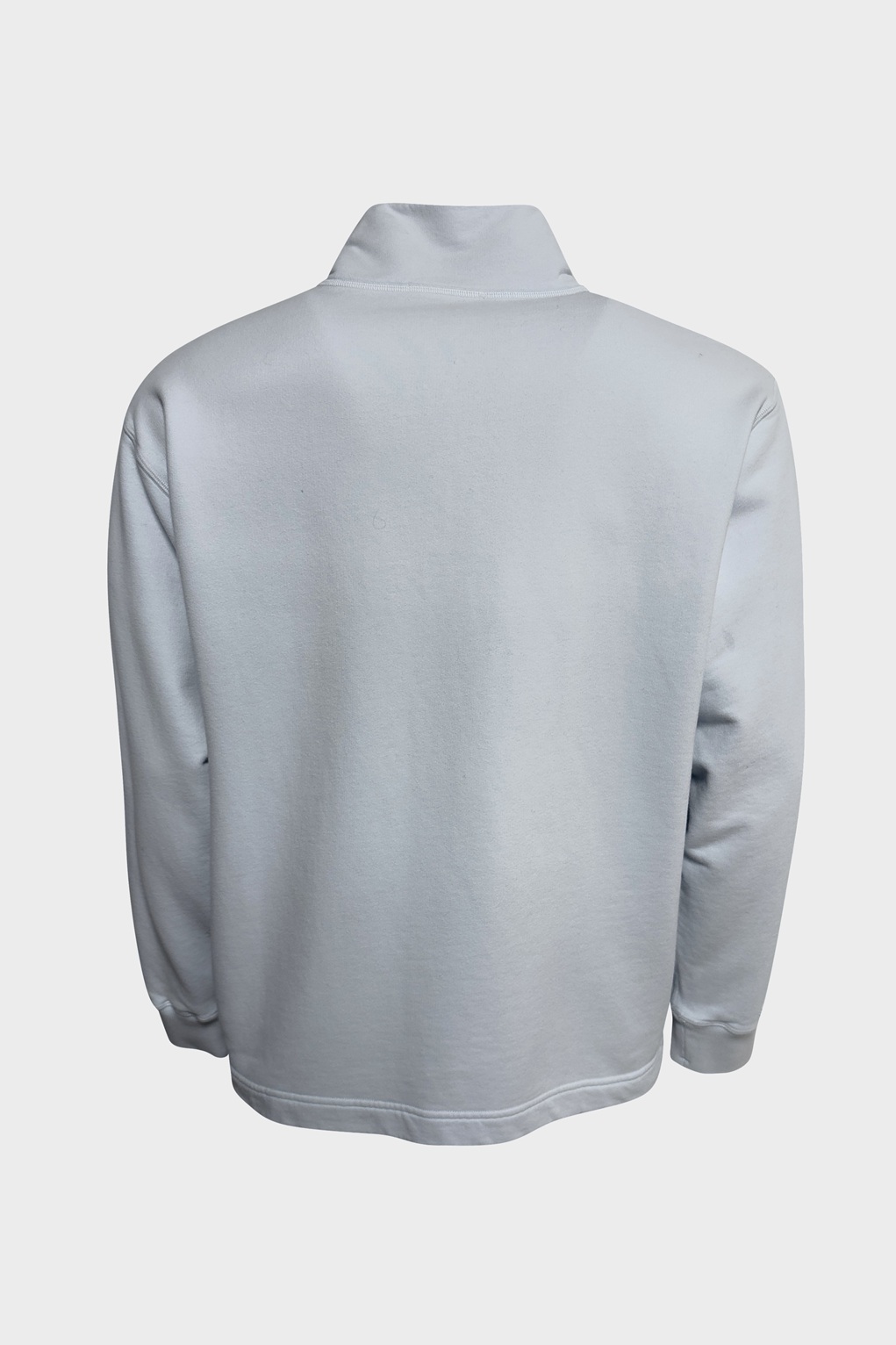 STONE ISLAND MARINA Half Zip Sweatshirt in Light Blue STONE ISLAND MARINA Half Zip Sweatshirt in Light Blue