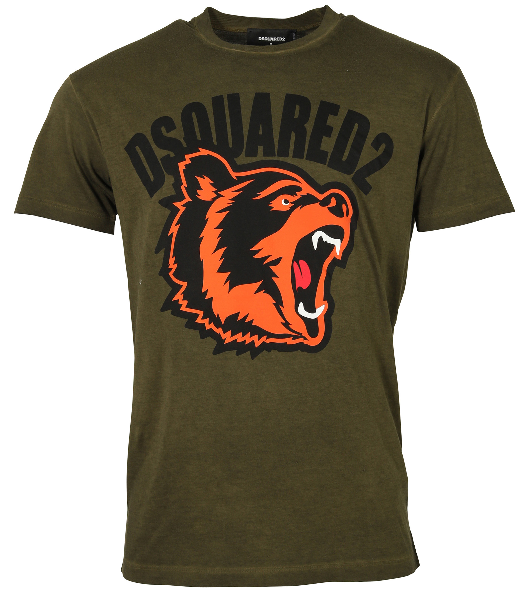 Dsquared T-Shirt Olive Printed XL
