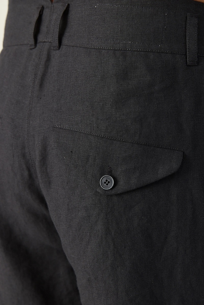 HANNIBAL. Trouser Heli in Washed Black 46