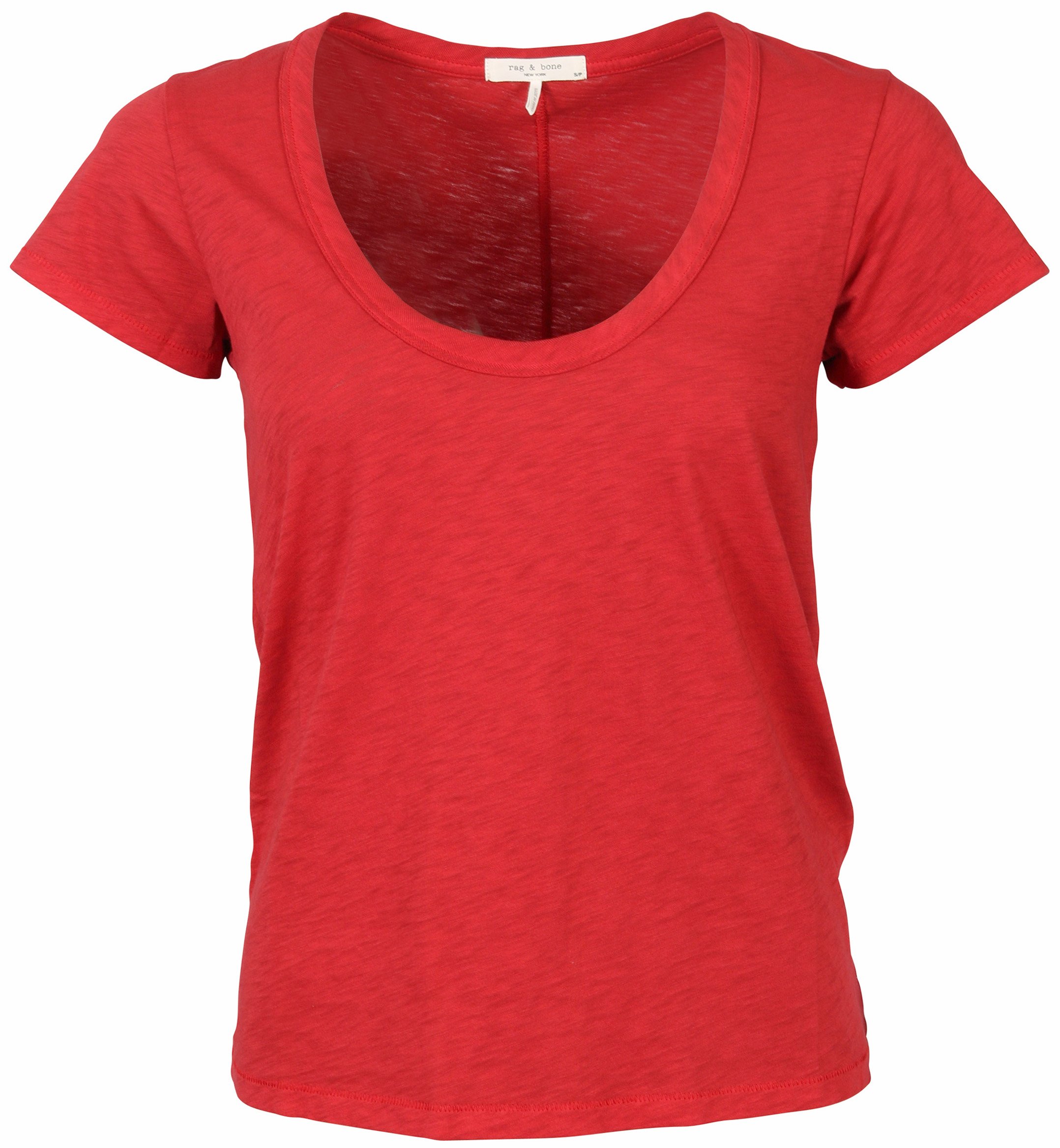 Rag & Bone U T-Shirt Red XS