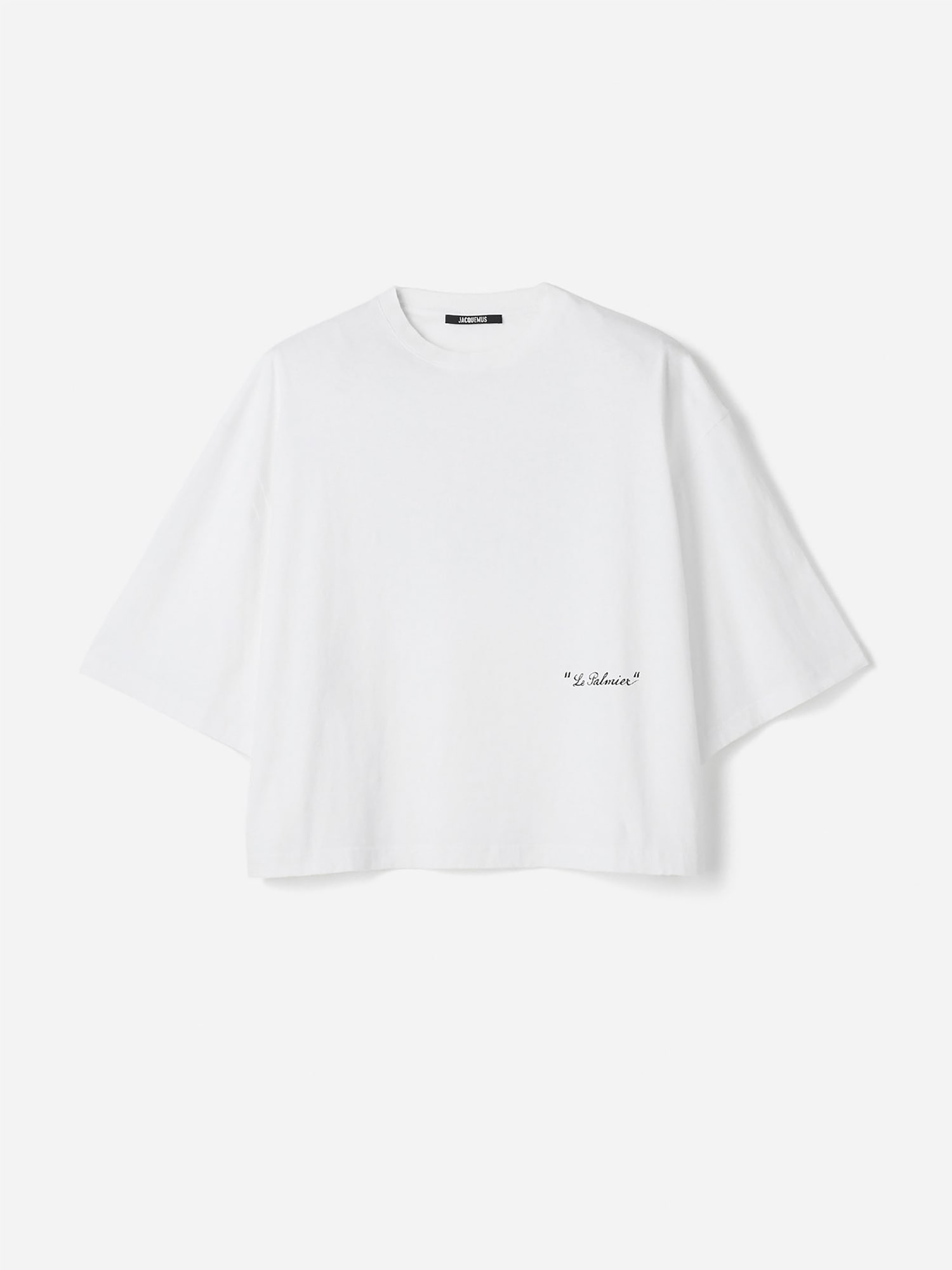 JACQUEMUS "Le Palmier" T-Shirt in White