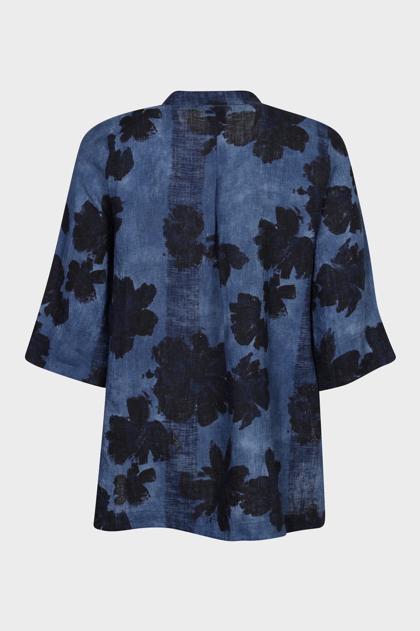 TANDEM Linen Blouse in Blue