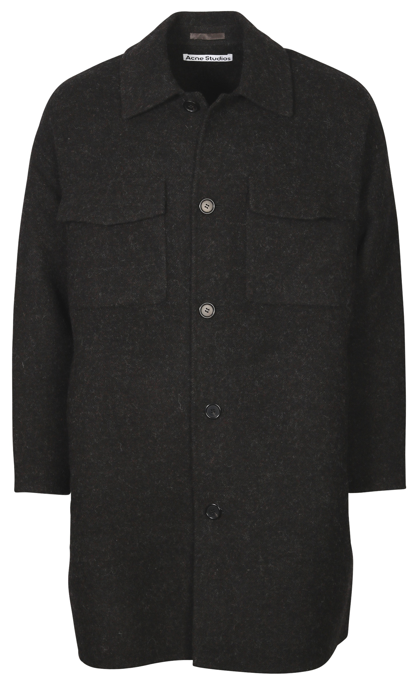 Acne Studios Coat Damman Double Anthracite