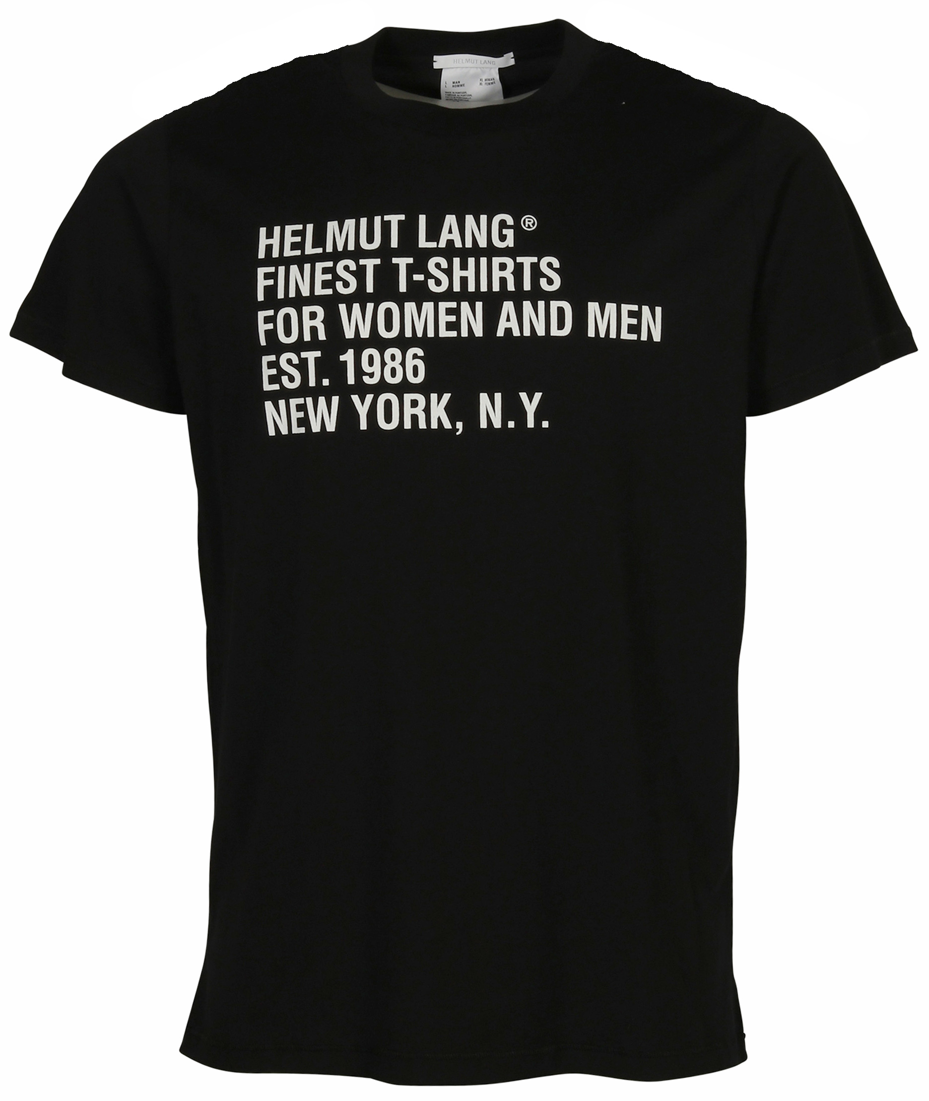 Helmut Lang T-Shirt Black Printed