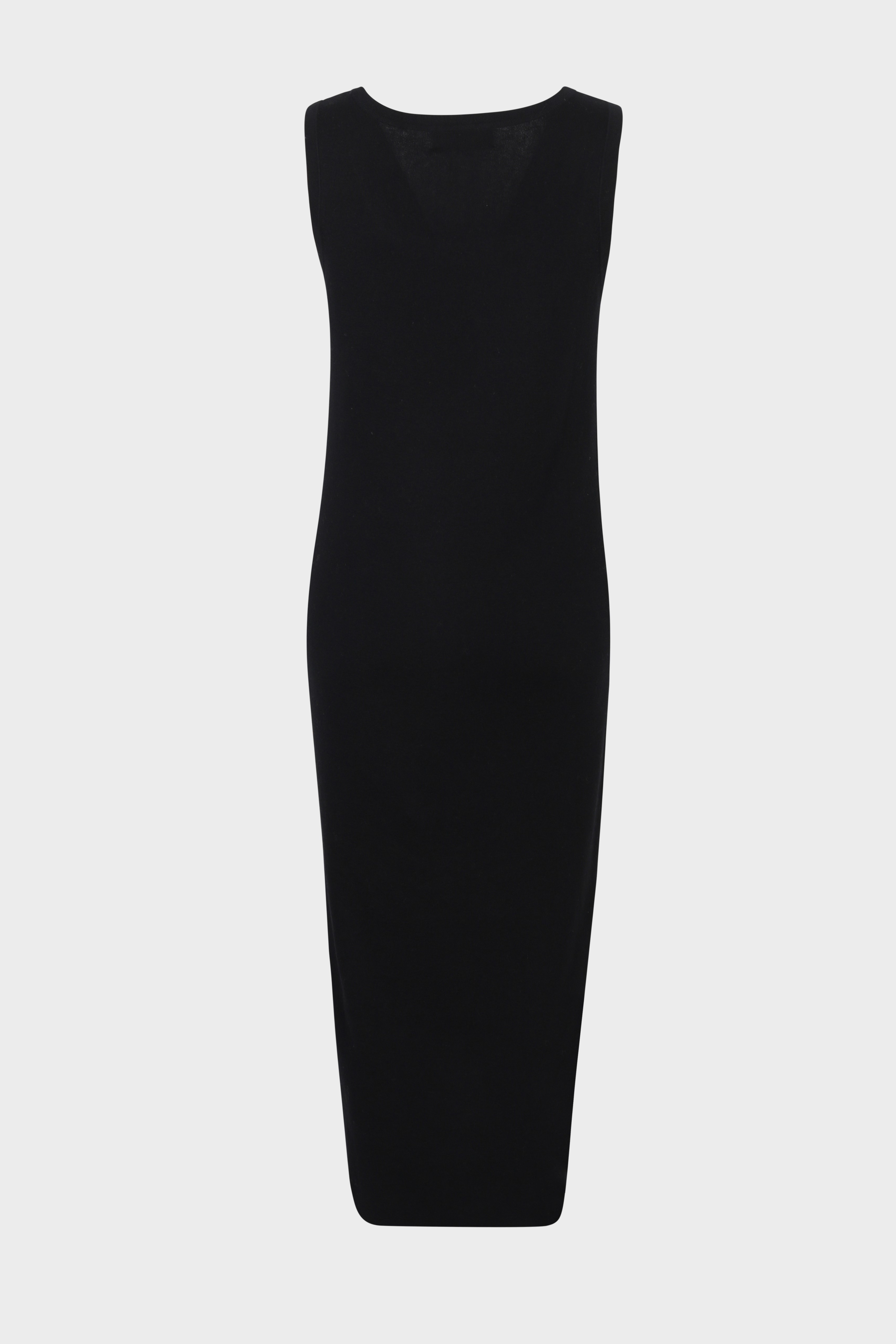 SMINFINITY Comfy Knit Maxi Tank Dress in Black XS/S