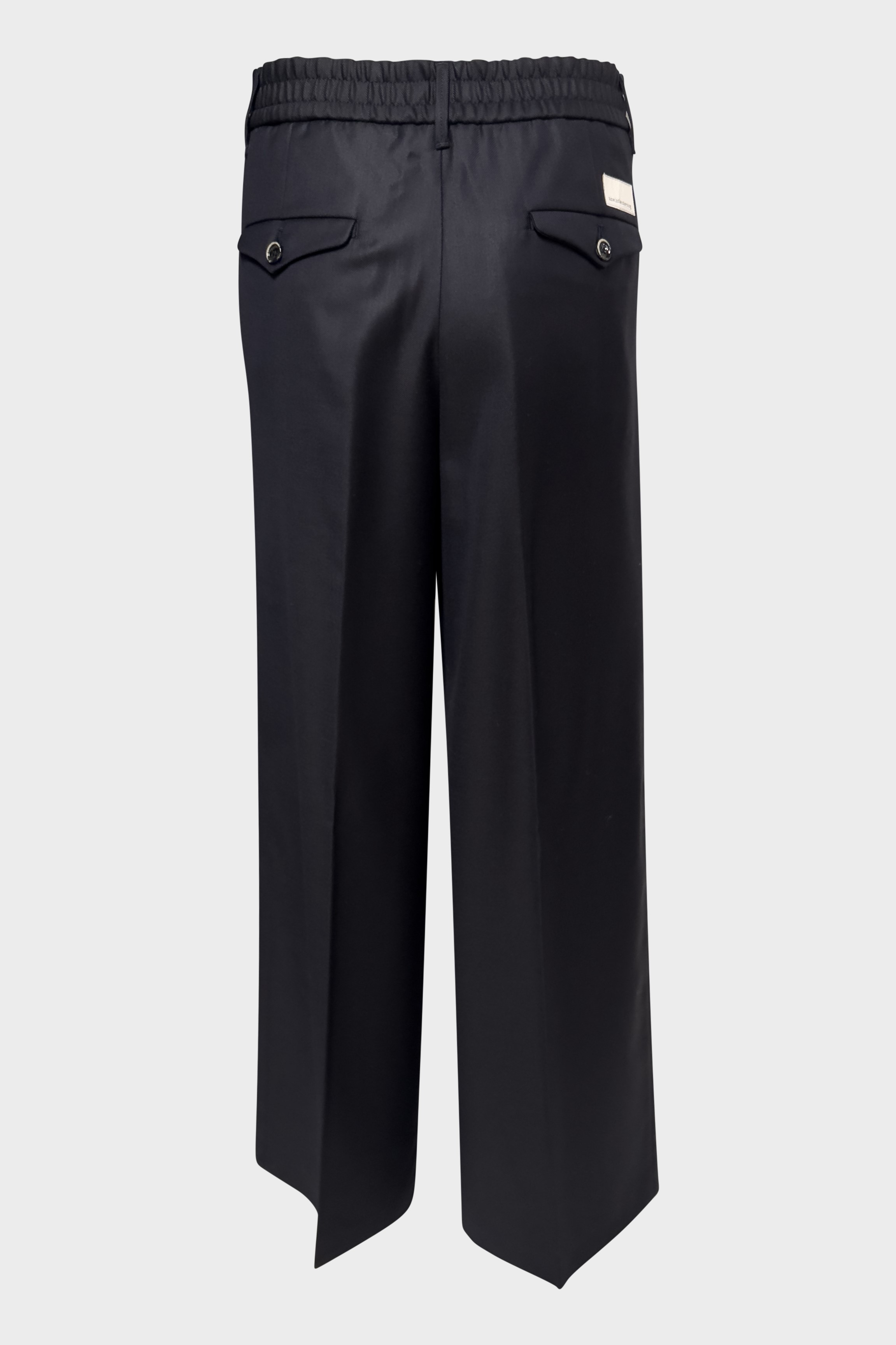 NINE:INTHE:MORNING Wool/Silk Pant in Dark Navy