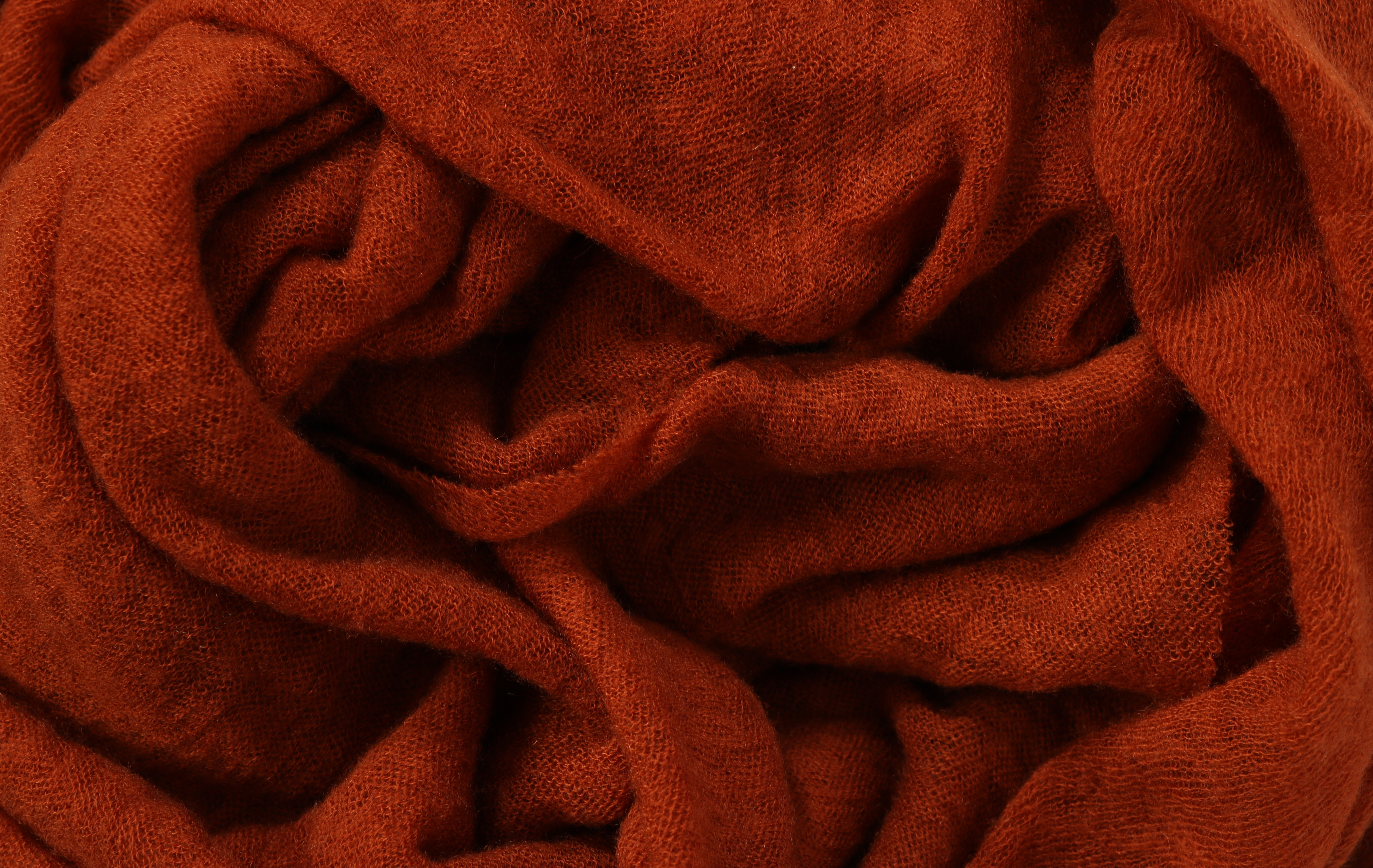 PIN1876 Cashmere Scarf Rusty