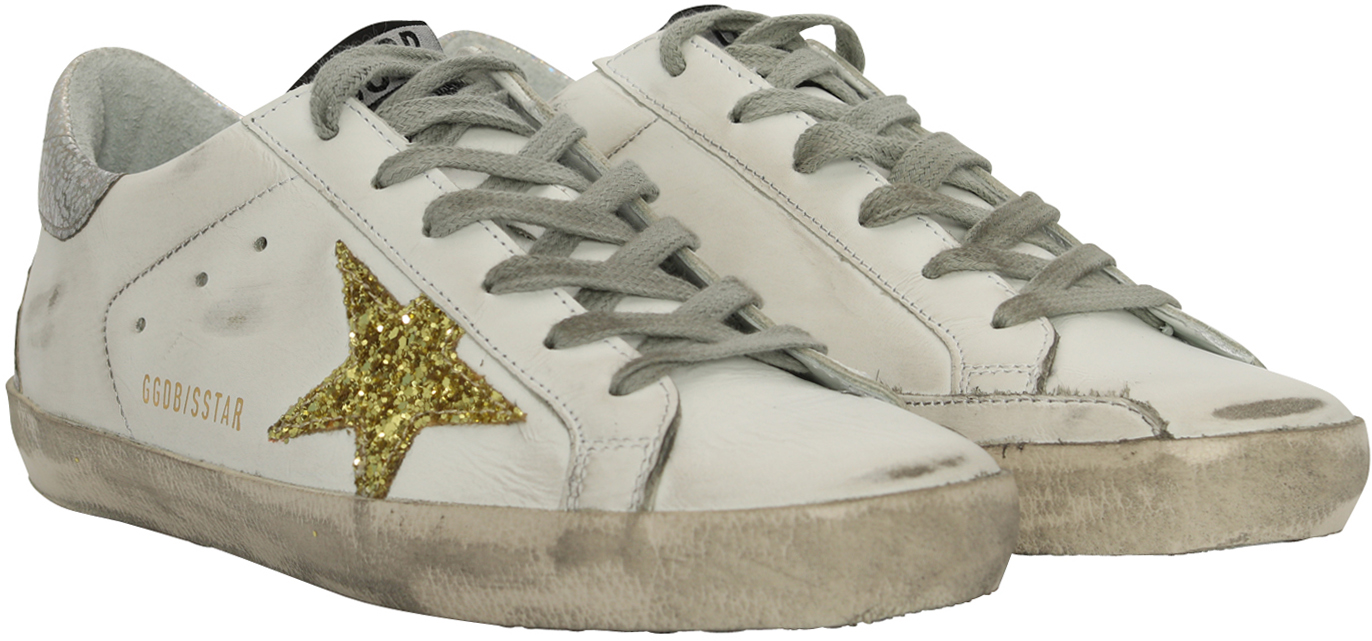 Golden Goose Sneaker Superstar White/Gold Star/Silver Back 36