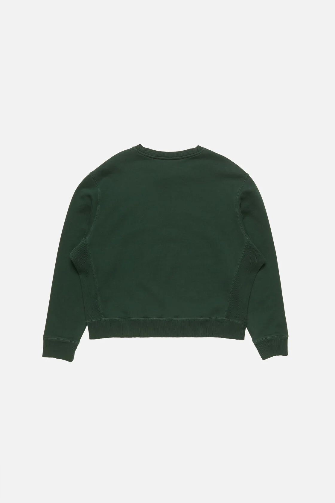 ACNE STUDIOS Logo Sweatshirt in Dark Green