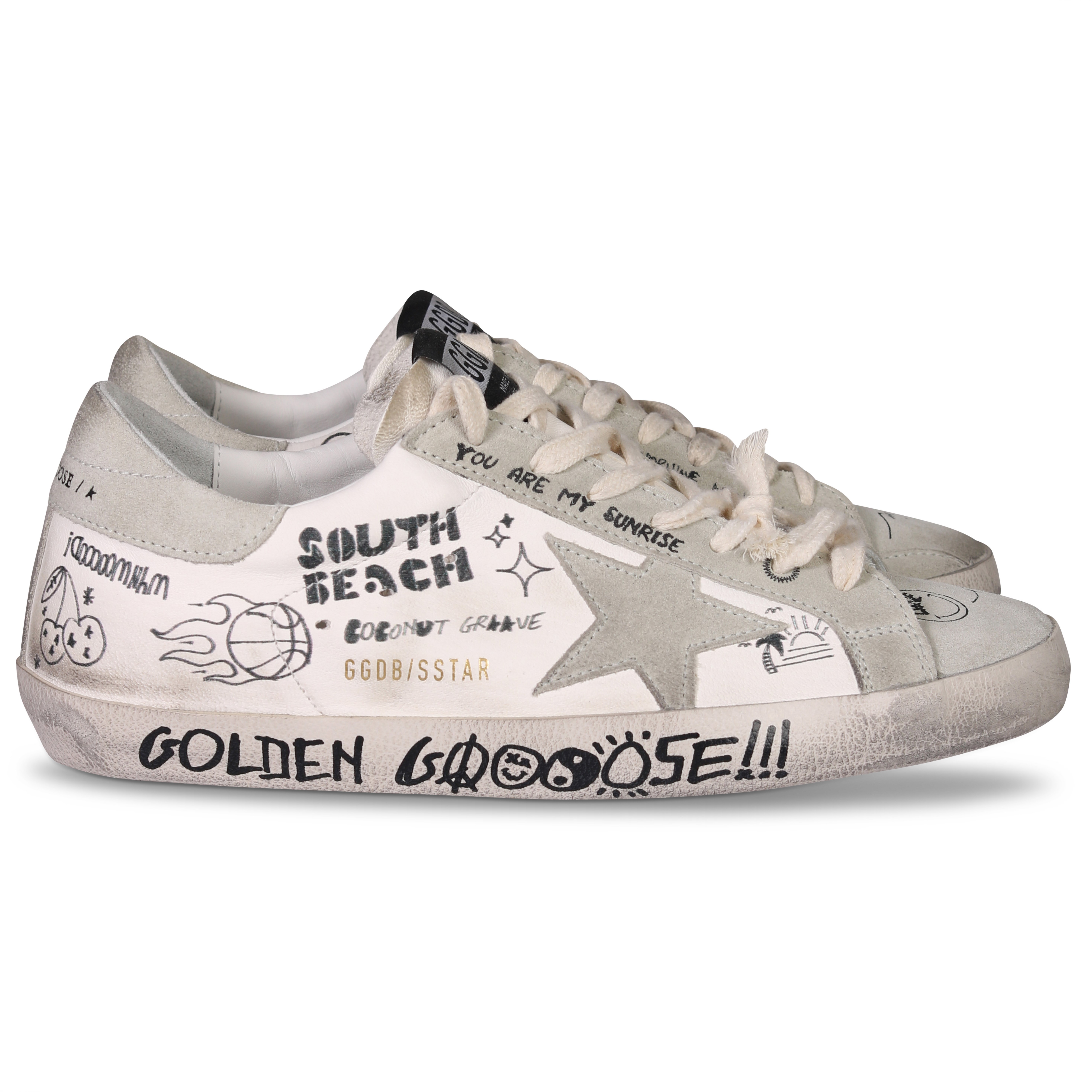 Golden Goose Sneaker Super-Star White Ice Black