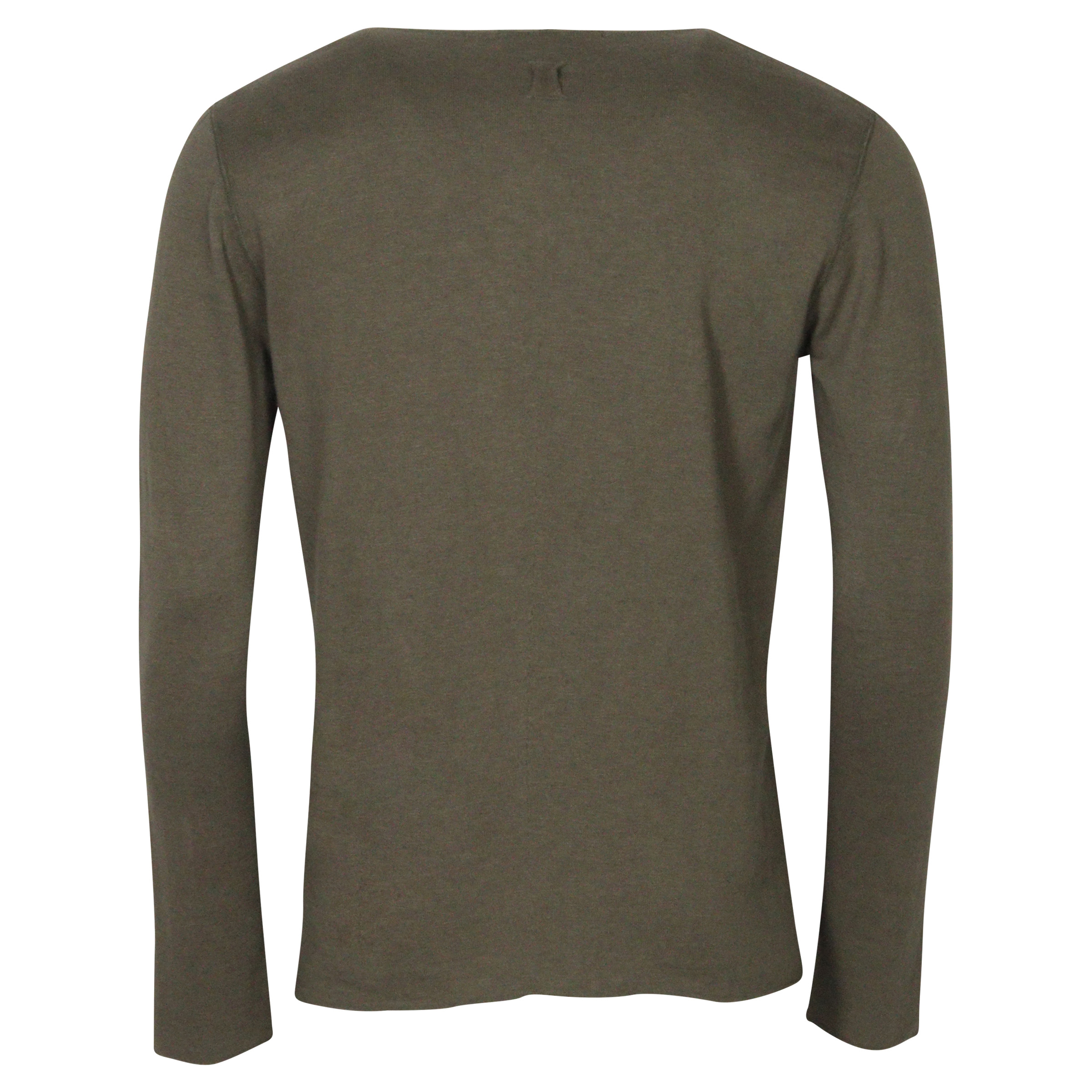 Hannes Roether Cotton Pullover Olive