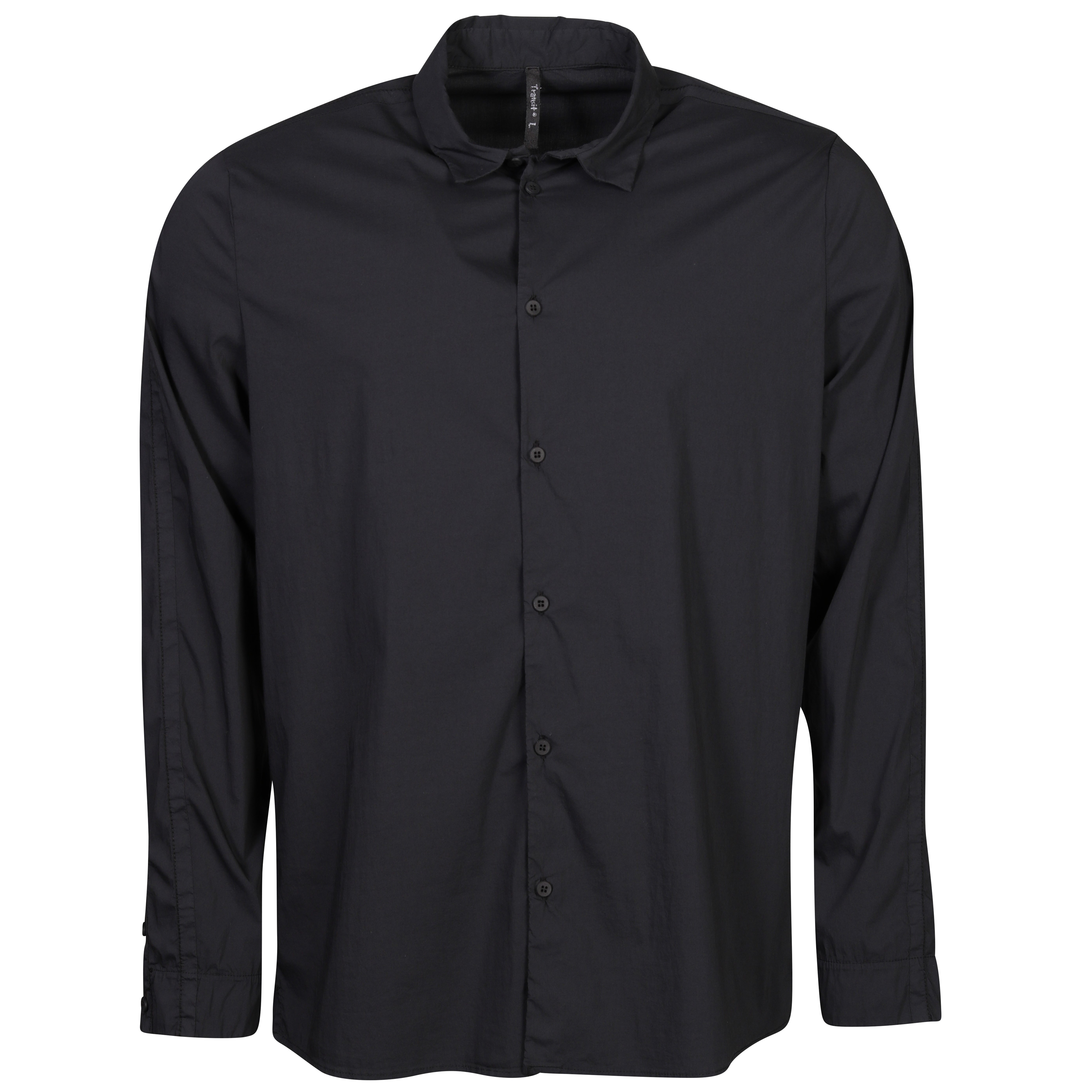 Transit Uomo Cotton Shirt in Black L