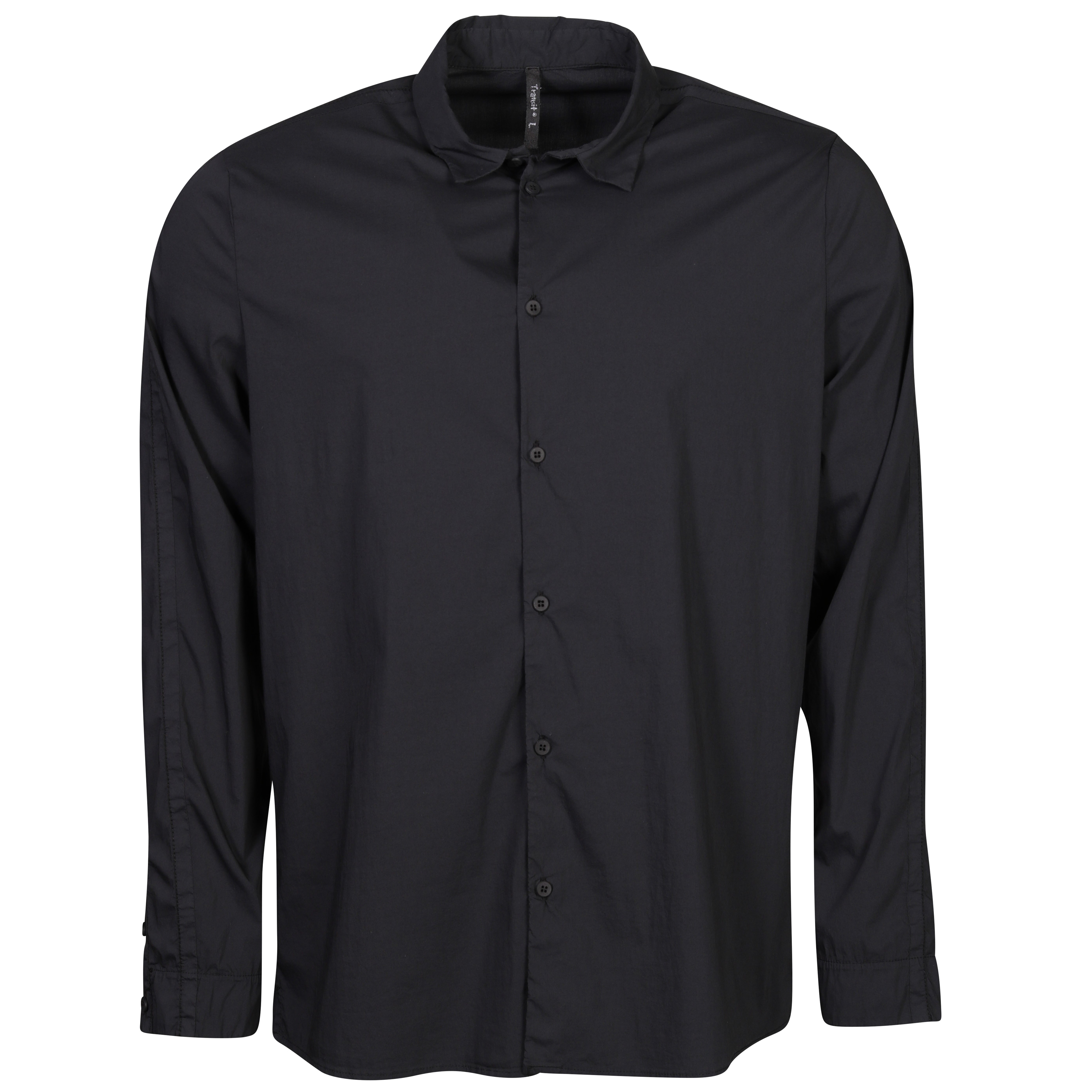 Transit Uomo Cotton Shirt in Black