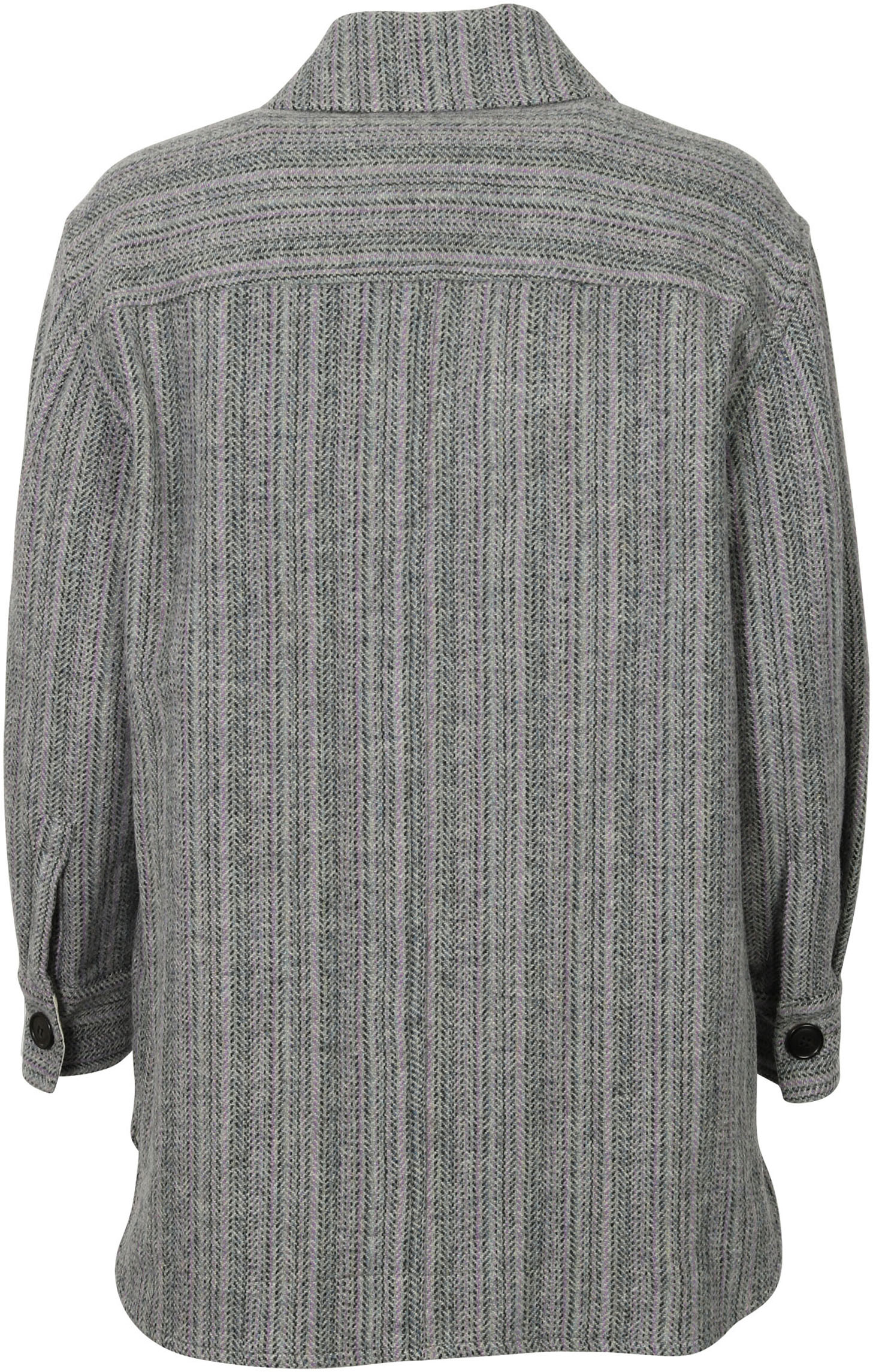 Isabel Marant Fishbone Overshirt Greyish Blue