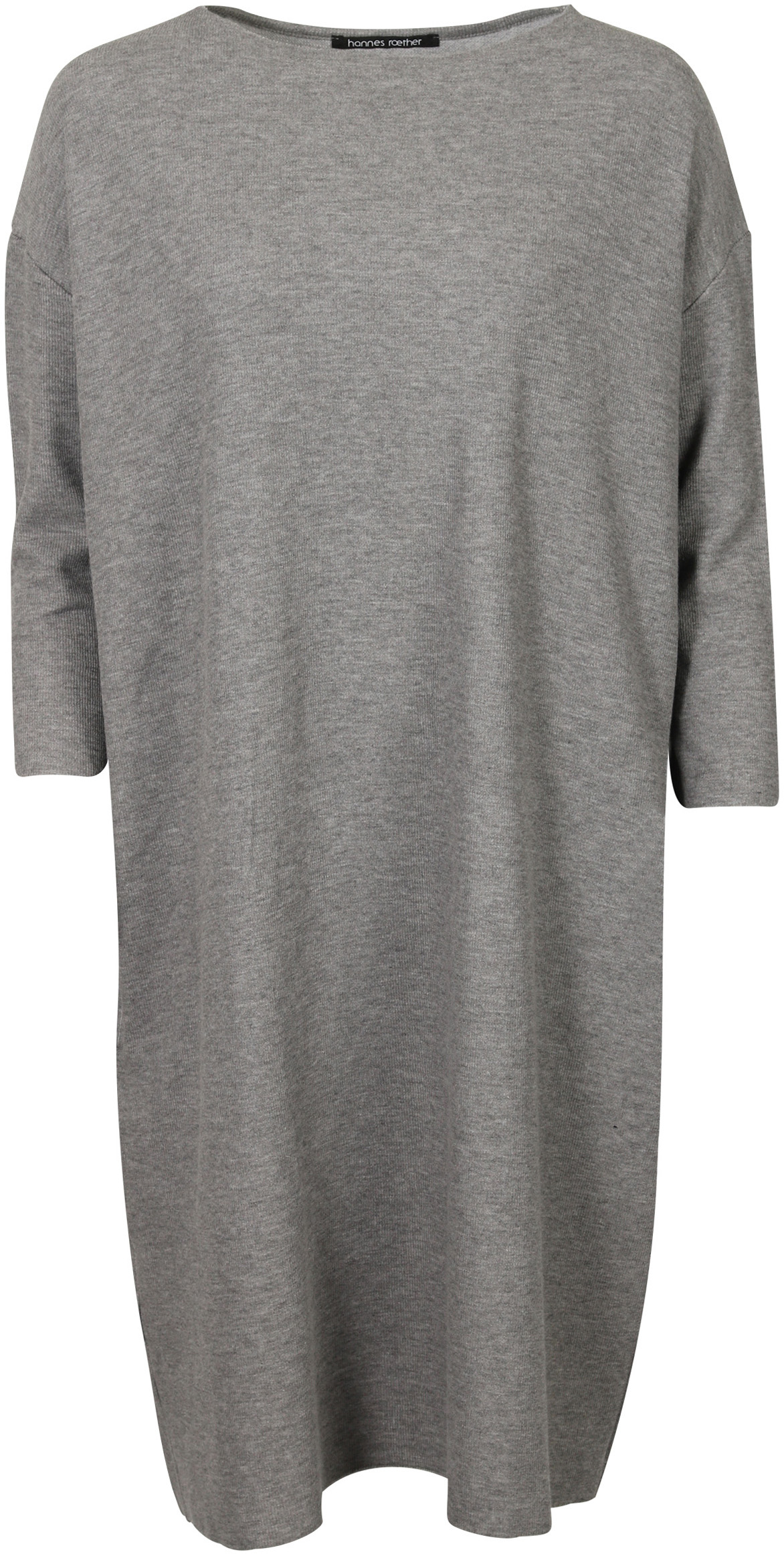 Hannes Roether Cotton Dress Mid Grey XL