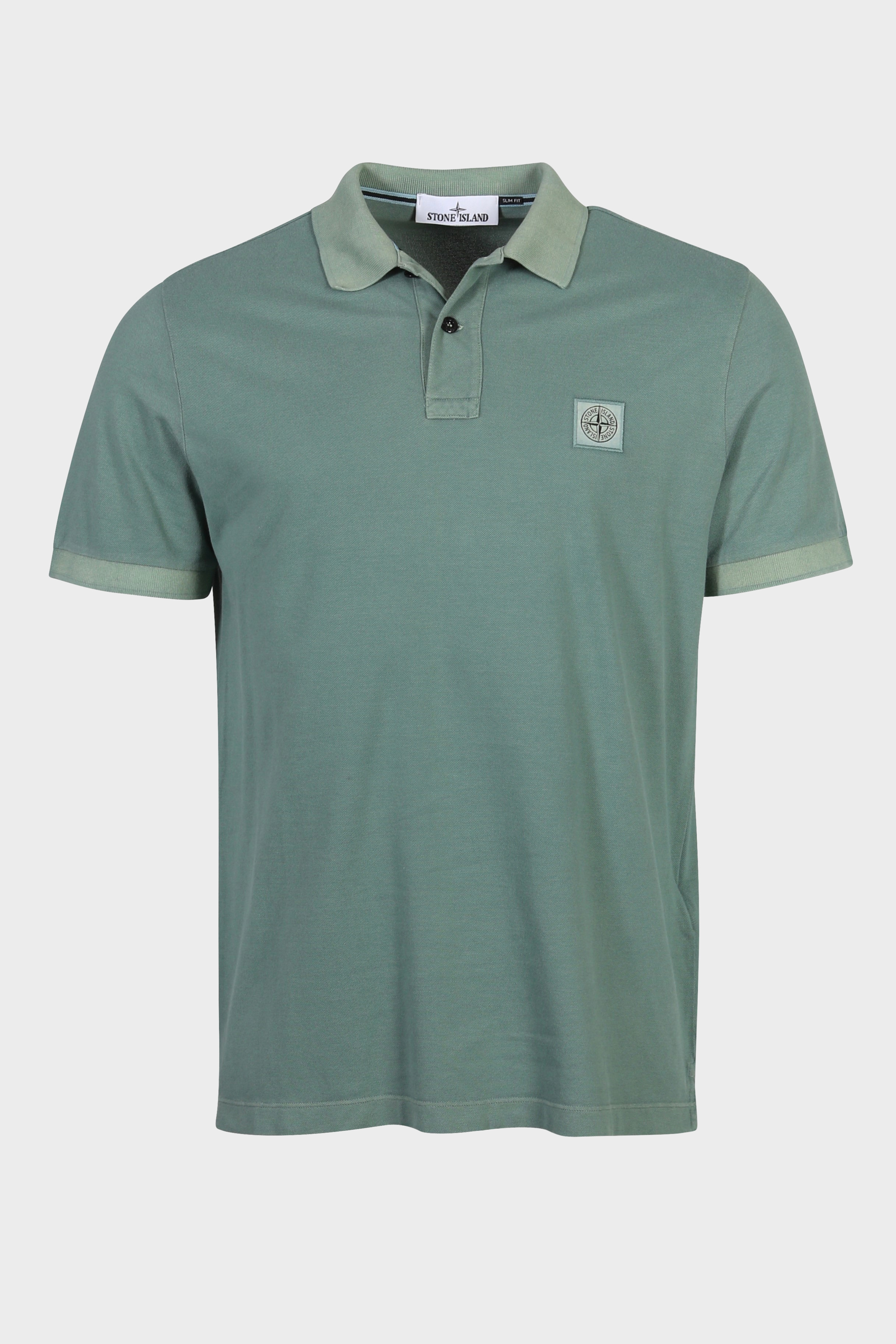 STONE ISLAND Polo Shirt in Green M