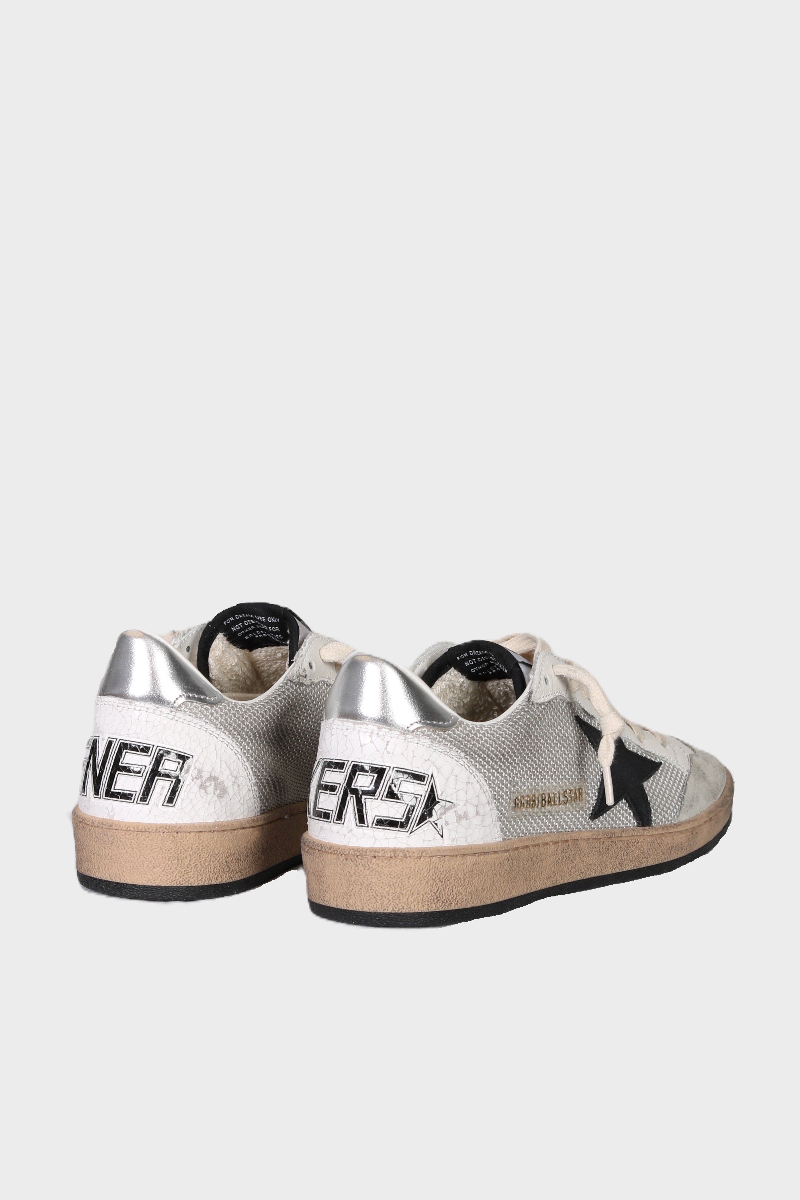 GOLDEN GOOSE Sneaker Ball Star Net and Suede