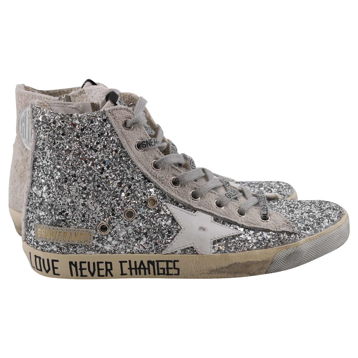 Golden Goose Sneaker Francy Glitter/Signature Foxing