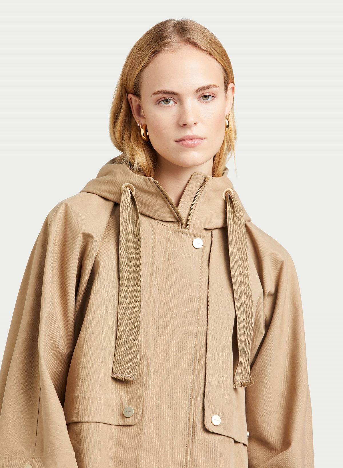 G-LAB Waterproof Coat Milla in Sand S